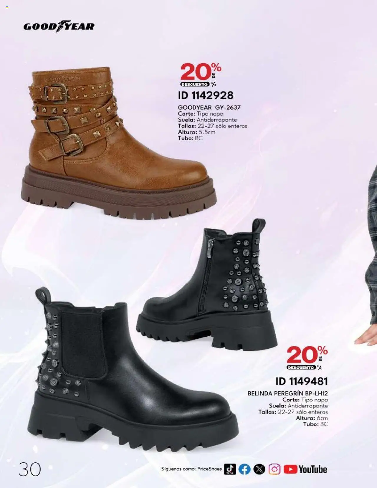 Nuevas ofertas de Price Shoes válidas en toda la República Mexicana desde el 14.10.2025. ¡Encuentra las mejores ofertas en Price Shoes - Catálogo - 10 Pagos sin Intereses! | Página: 30
