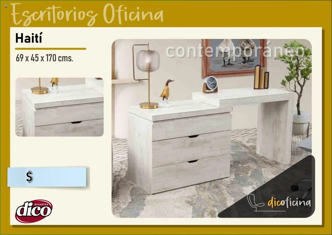 Nuevas ofertas de Muebles Dico válidas en toda la República Mexicana desde el 03.07.2025. ¡Encuentra las mejores ofertas en Muebles Dico catálogo Oficina! | Página: 35