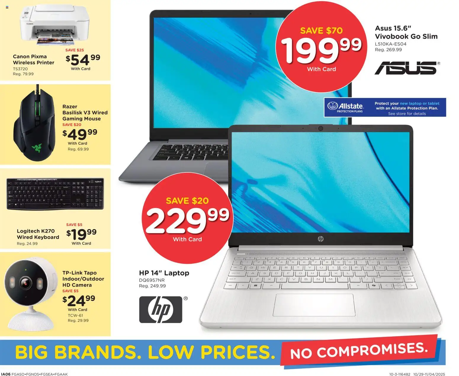 Fred Meyer Home & Apparel - valid from 29.10.2025 | Page: 9 | Products: Tablet, Keyboard, Camera, Mouse