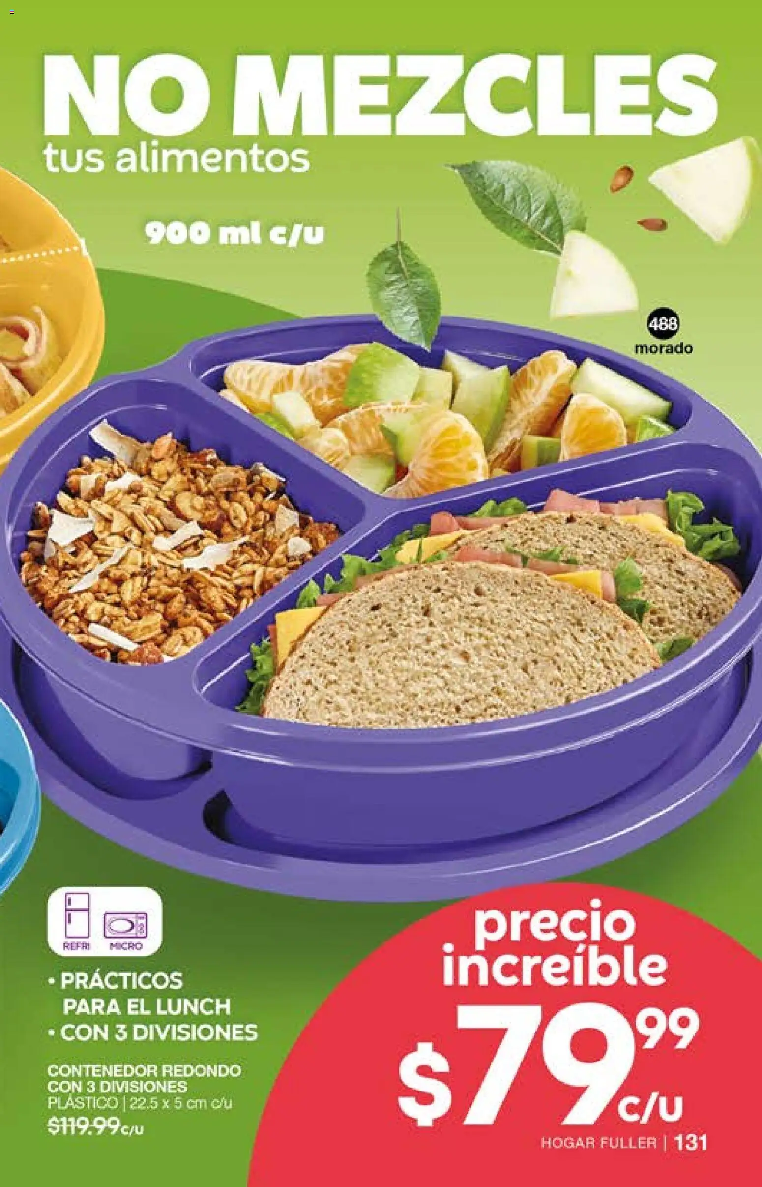 Nuevas ofertas de Fuller válidas en toda la República Mexicana desde el 29.04.2026. ¡Encuentra las mejores ofertas en Fuller campaña 2 2026! | Página: 131 | Productos: Contenedor