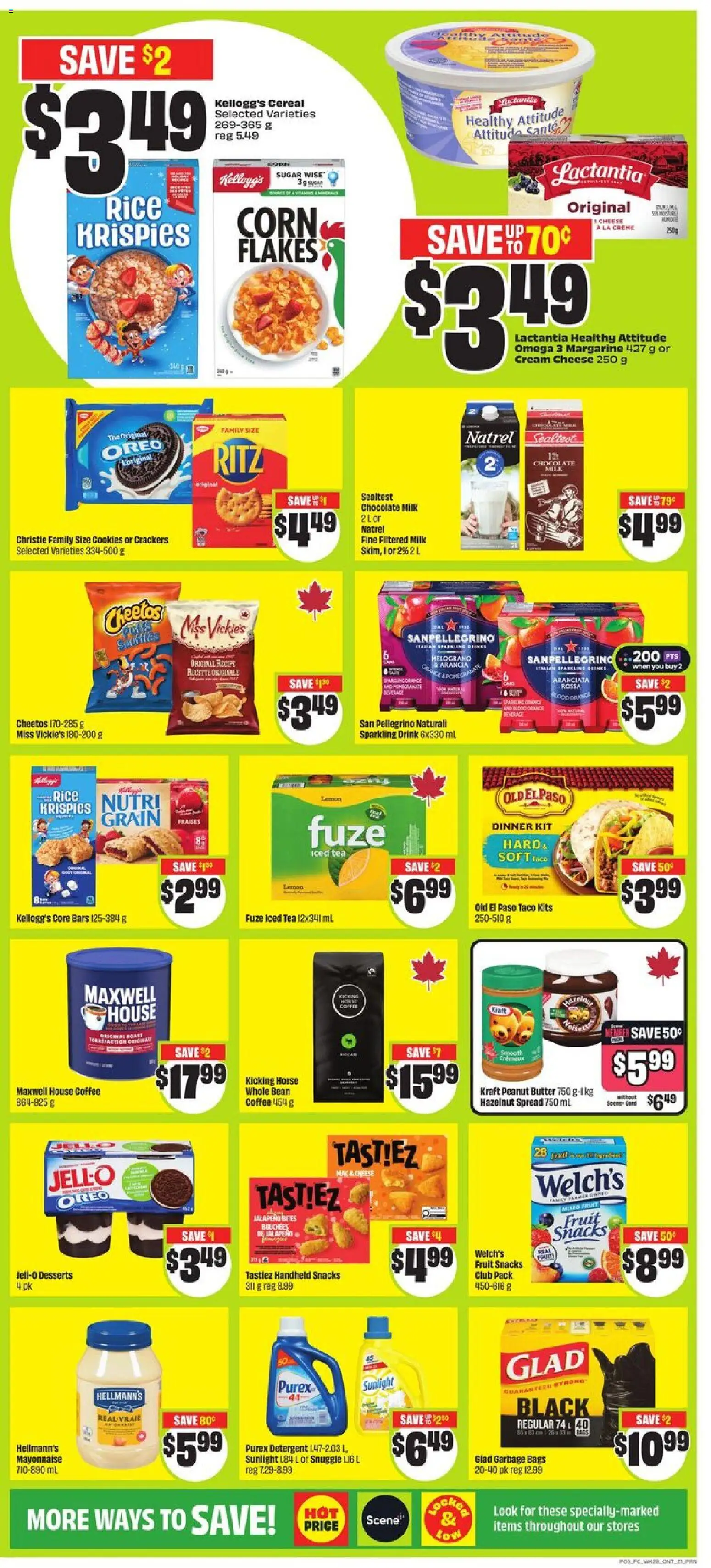 FreshCo flyer valid from 06.11.2025 | Page: 3 | Products: Cookies, Milk, Butter, Coffee