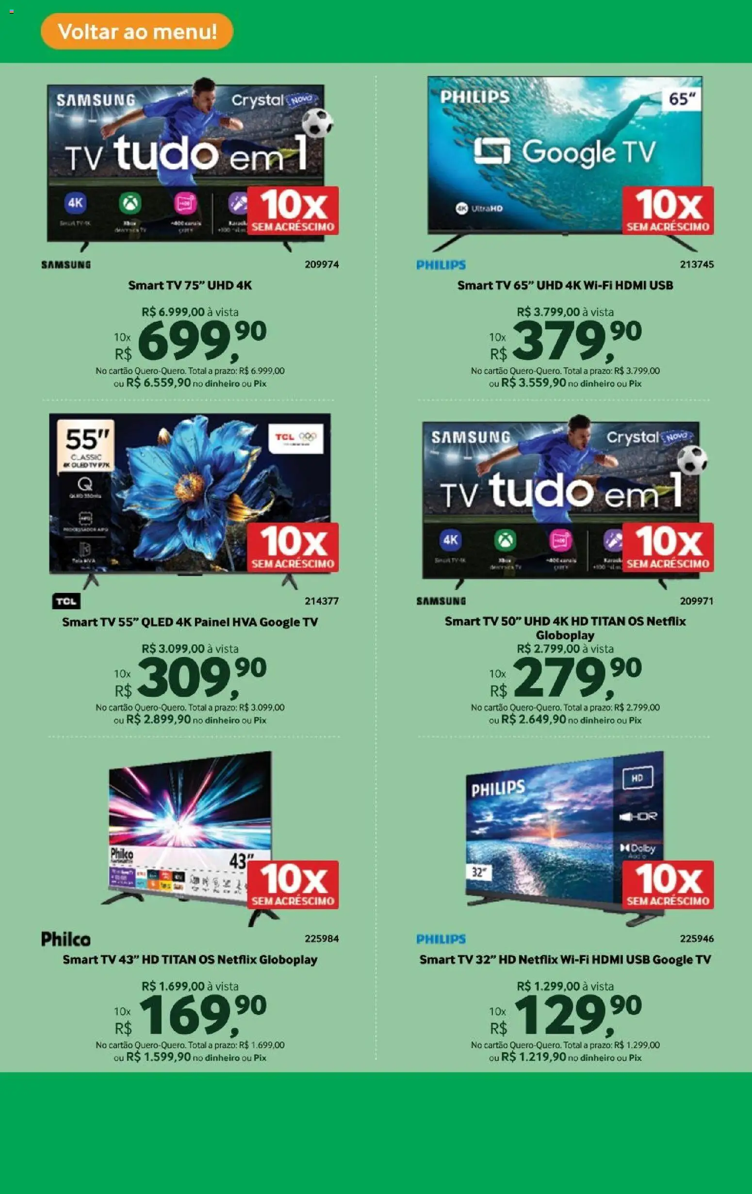 Lojas Quero-Quero Folheto - válido de 16.03.2026 | Página: 19 | Produtos: smart TV, Smart TV 32, Tv, USB