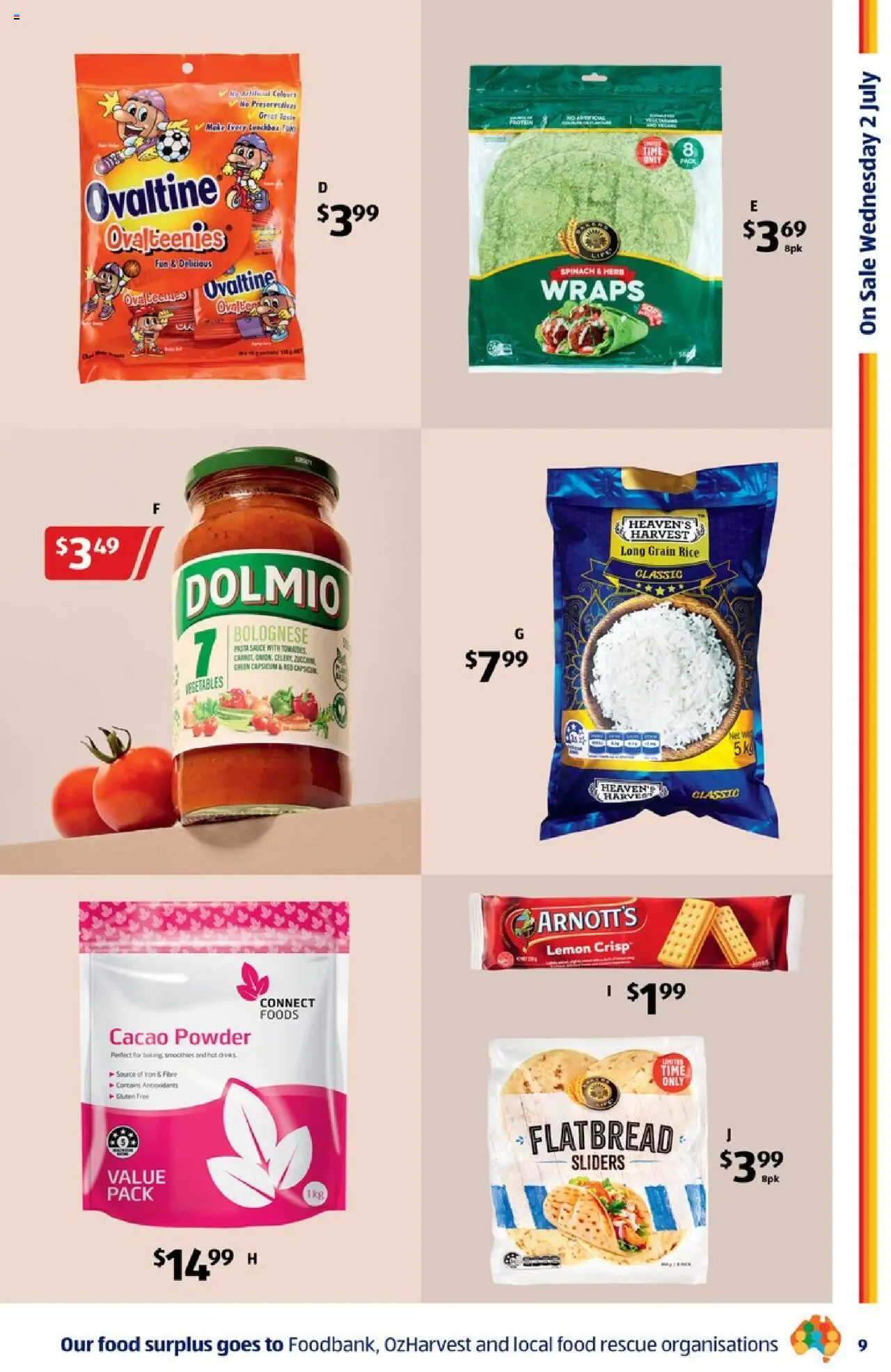 Aldi catalogue - valid from 02.07.2025 | Page: 9 | Products: Powder, Pasta, Spinach, Iron
