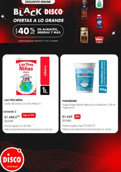 Vista previa Disco - Black Friday válido desde el 24.11.2025 | Página: 6 | Productos: Disco, Leche, Yogur