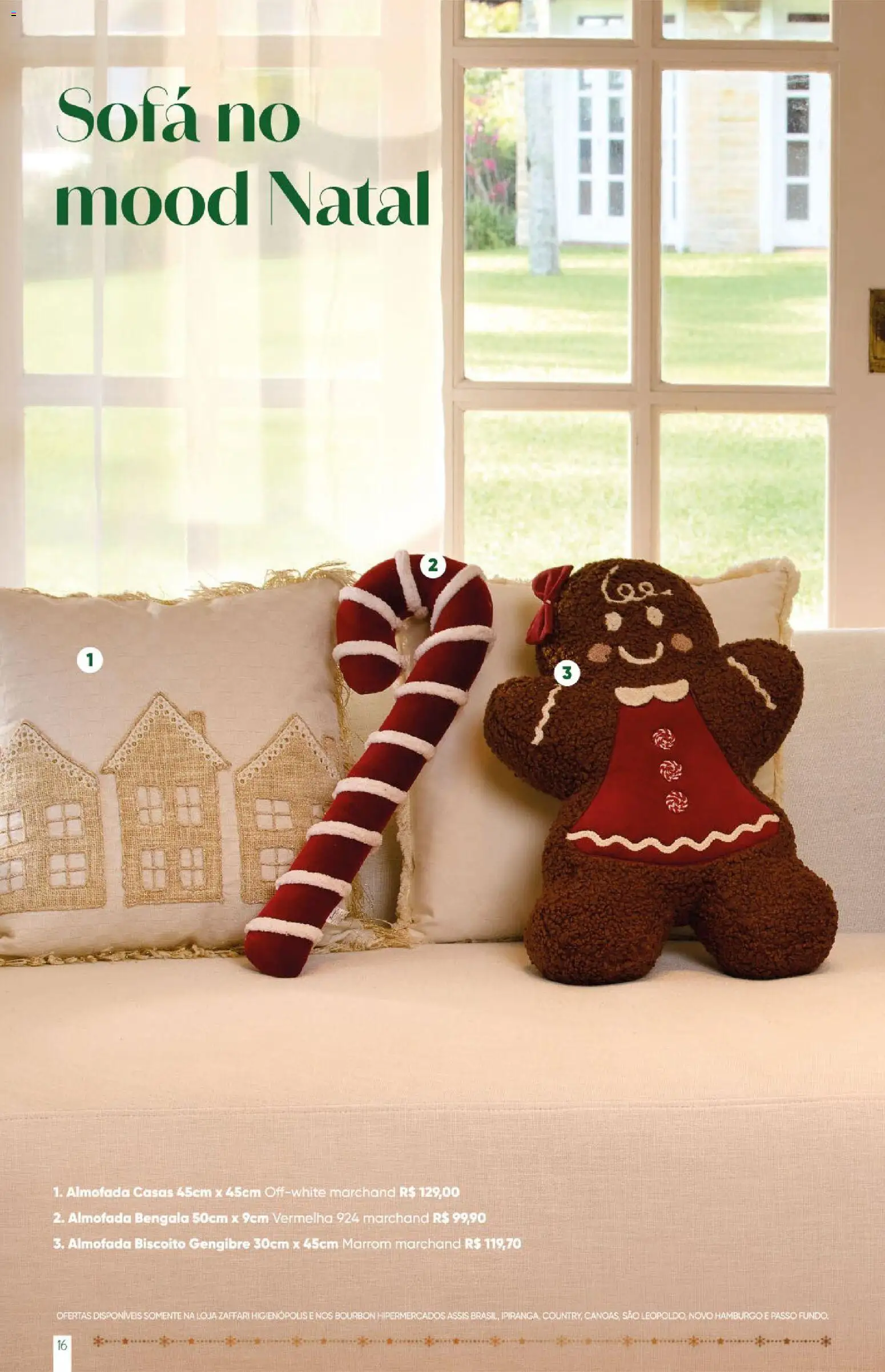 Zaffari Folheto - válido de 28.10.2025 | Página: 16 | Produtos: Gengibre, Almofada, Sofá, Bourbon