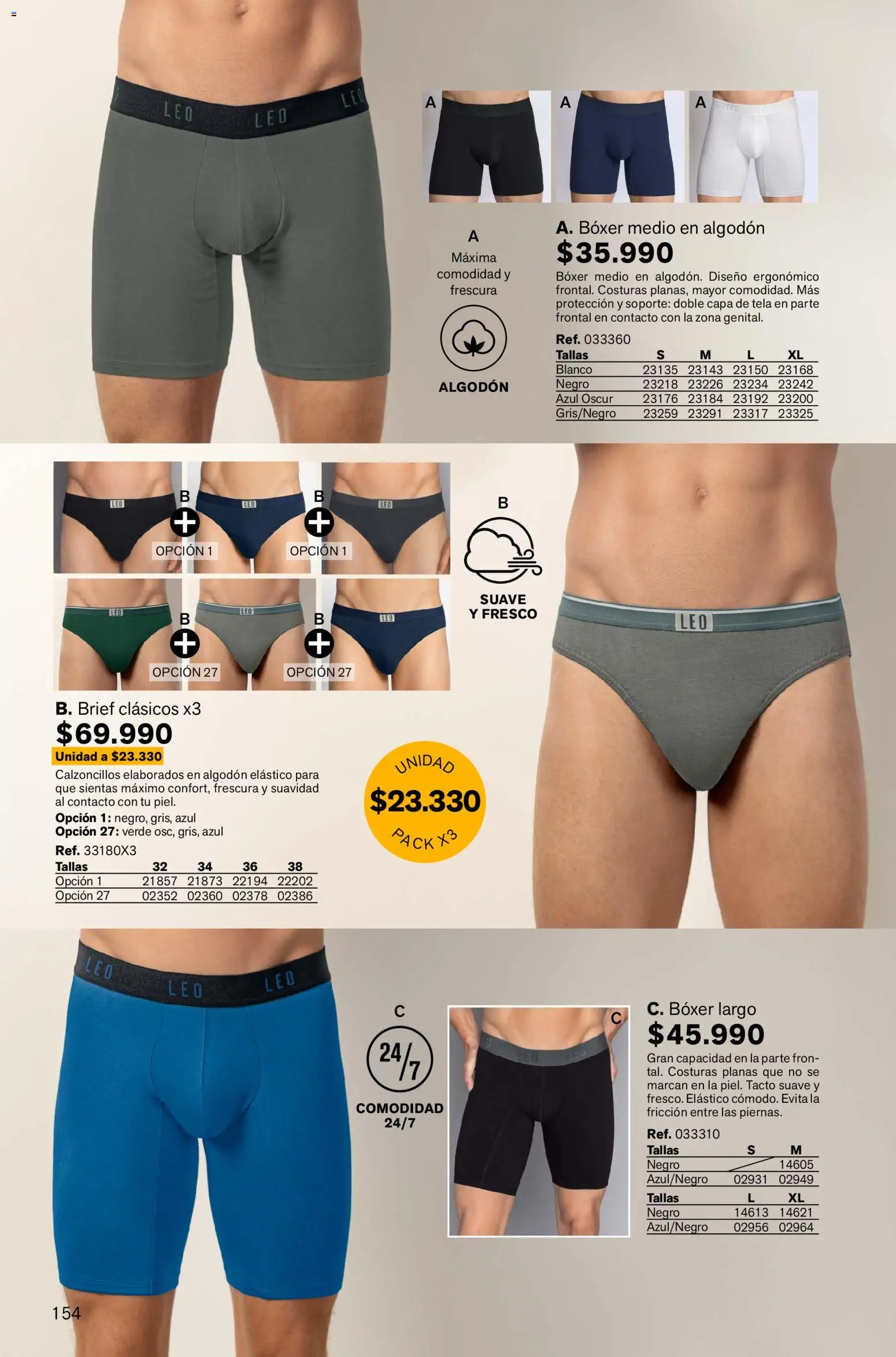 Leonisa revista - valida desde el 02.01.2026 | Página: 154 | Productos: Algodón