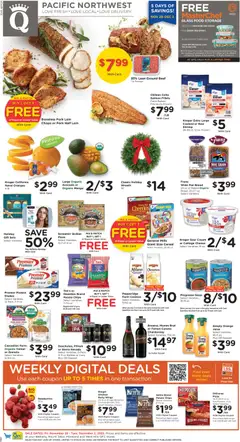 Preview of QFC weekly ads valid from 28.11.2025