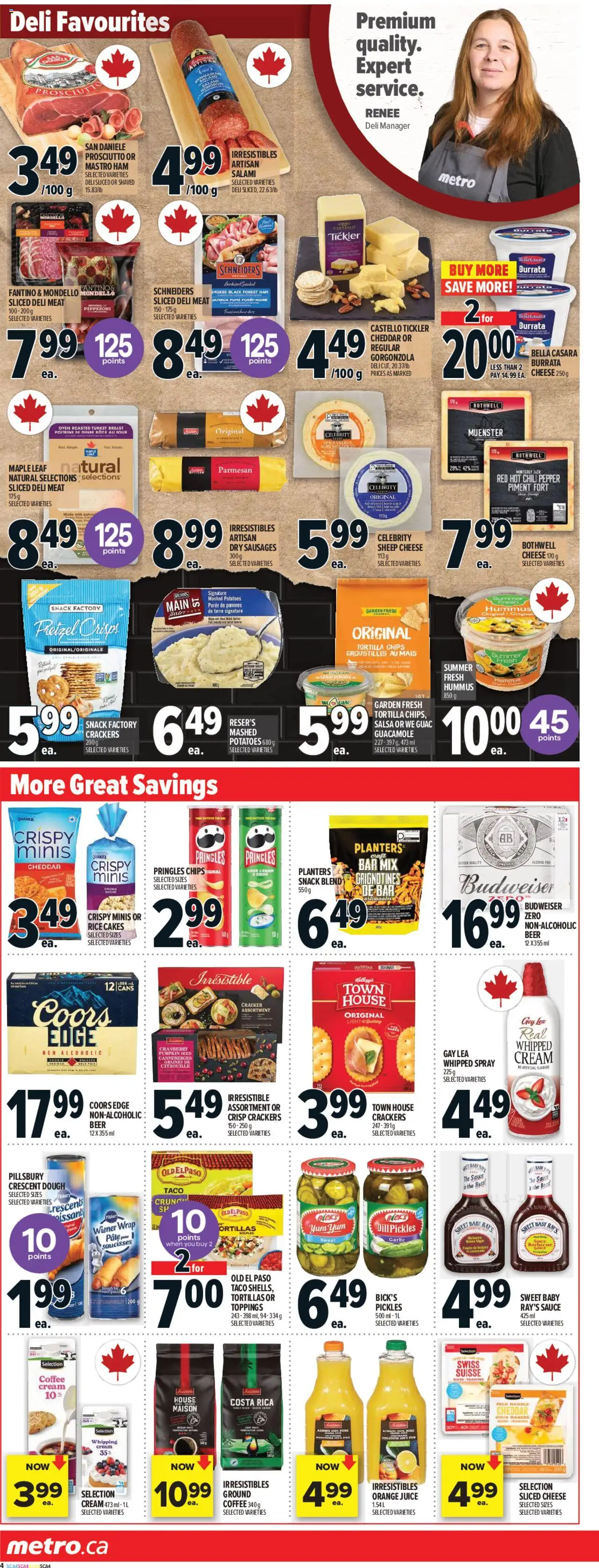 Metro flyer valid from 09.10.2025 | Page: 10 | Products: Rice, Cheese, Coffee, Pumpkin