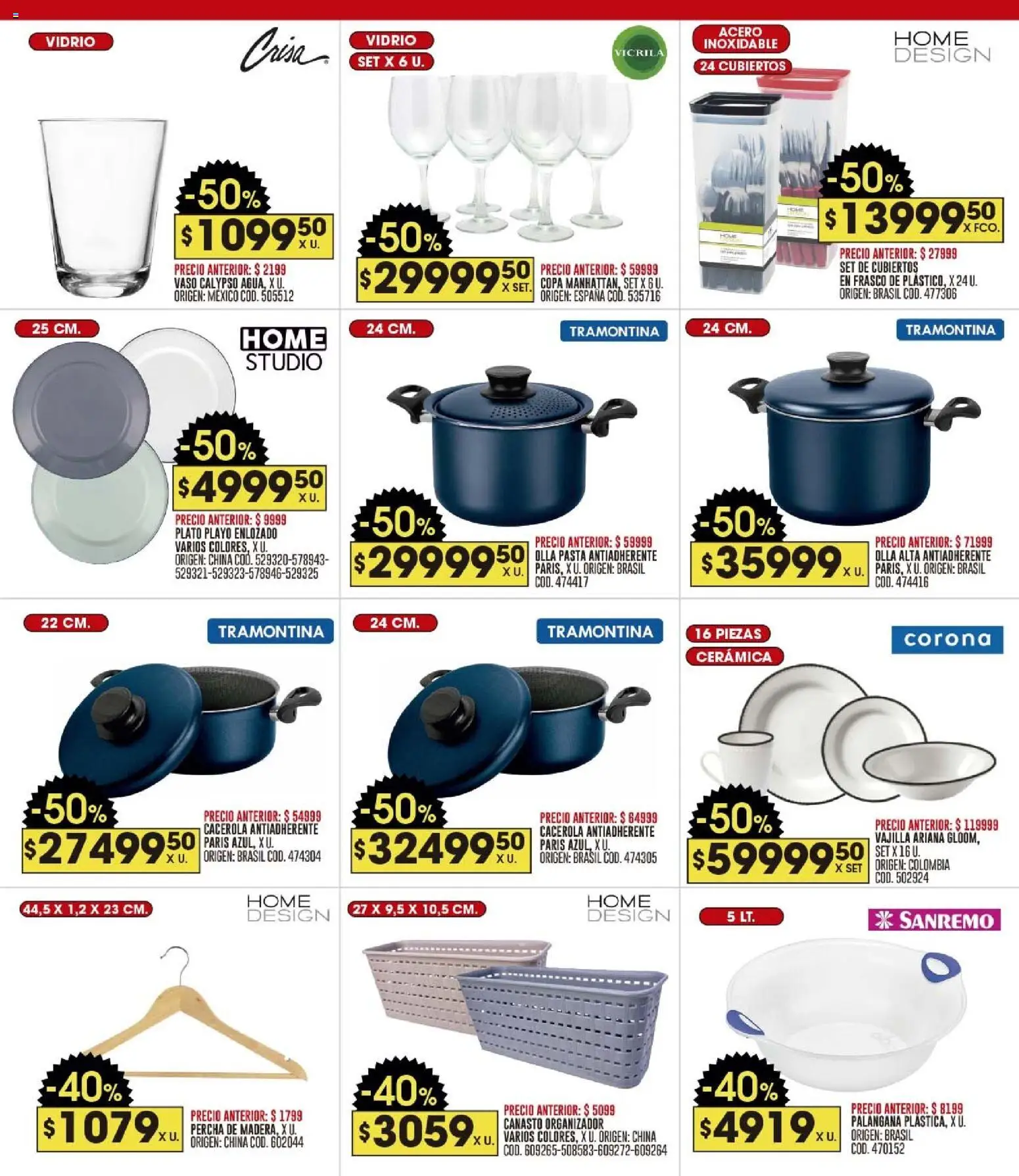 Coto - Ofertas fin │ válido desde el 26.01.2026 | Página: 20 | Productos: Organizador, Olla, Frasco, Pasta