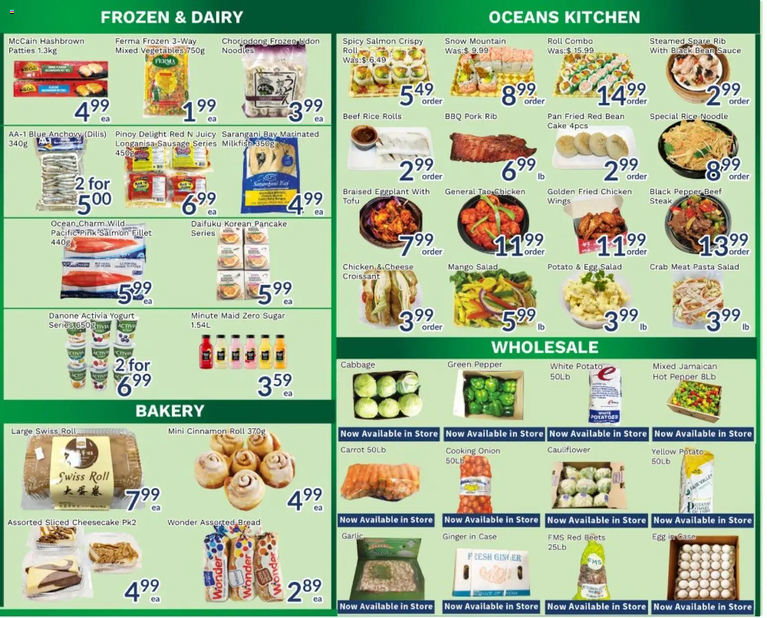 Oceans flyer valid from 09.01.2026 | Page: 3 | Products: Rice, Pasta, Carrot, Yogurt