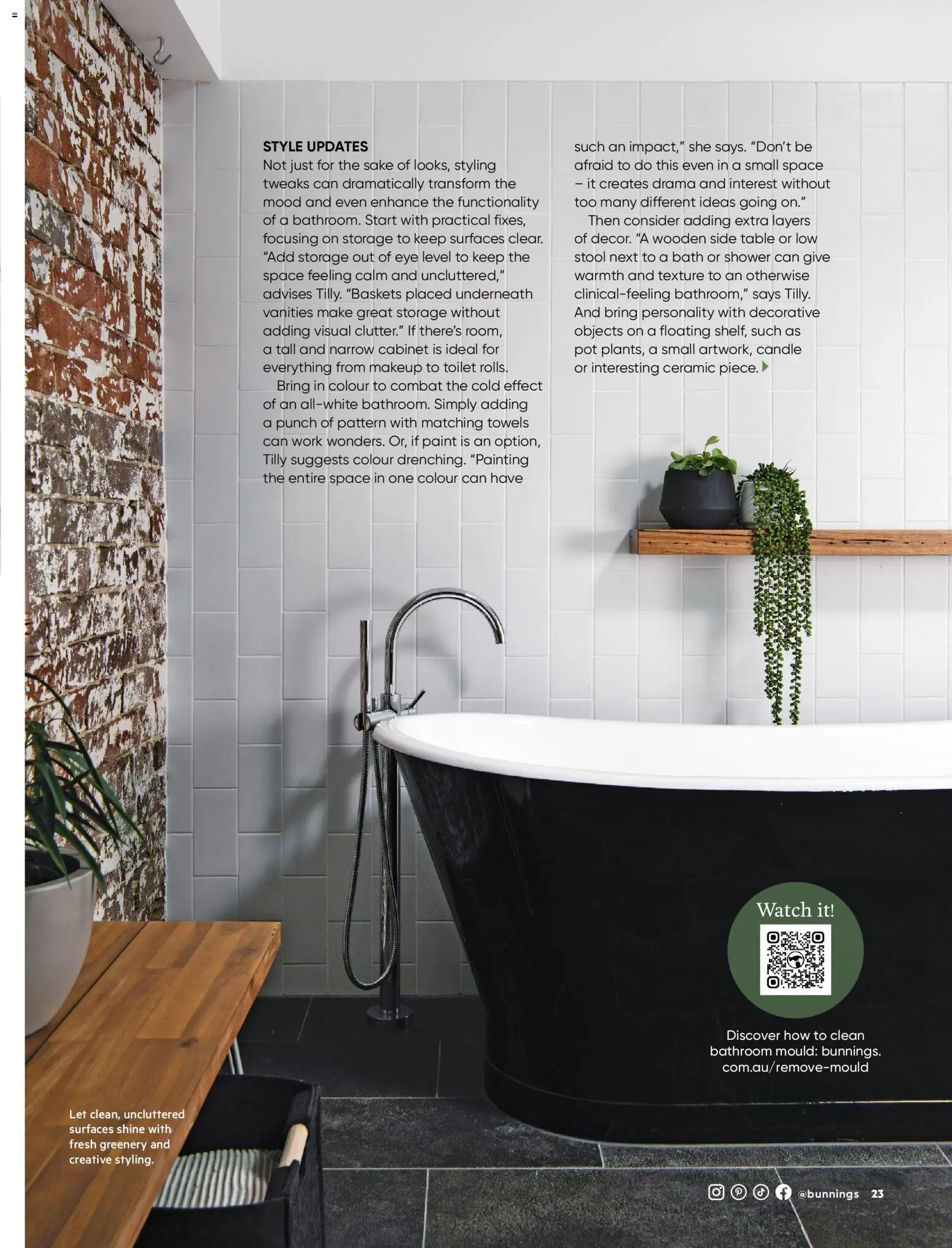 Bunnings Warehouse catalogue - valid from 01.04.2026 | Page: 23 | Products: Bath, Stool, Candle, Watch