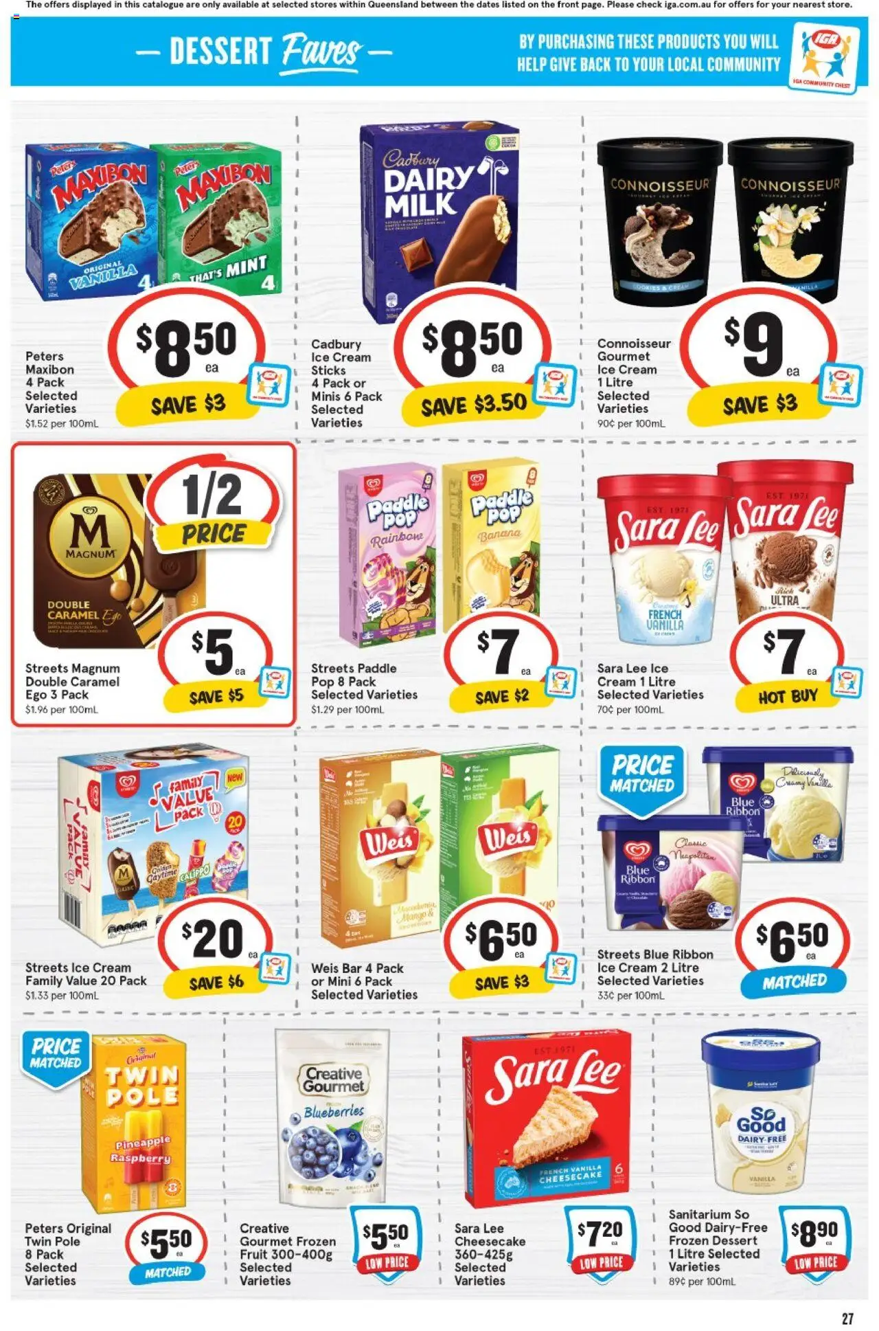 IGA catalogue - valid from 20.08.2025 | Page: 24 | Products: Milk, Pineapple, Mango, Raspberry