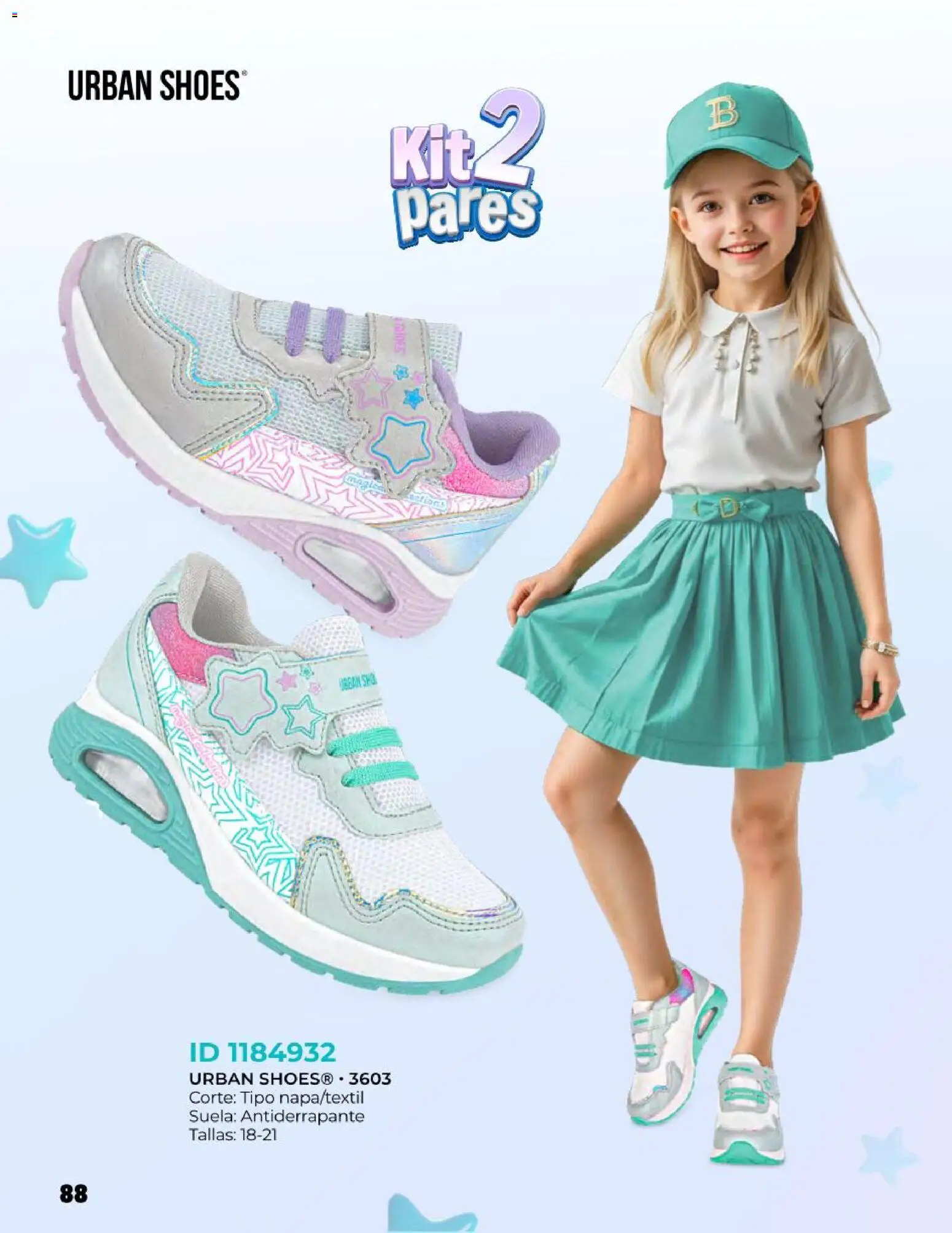 Nuevas ofertas de Price Shoes válidas en toda la República Mexicana desde el 27.10.2025. ¡Encuentra las mejores ofertas en Price Shoes catálogo Kids todo en uno! | Página: 88