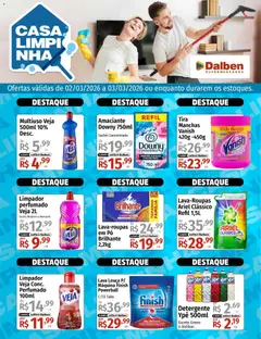 Supermercado Dalben ofertas Casa Limpinha - Pré-Visualização do folheto da loja Supermercado Dalben, válido de 02.03.2026