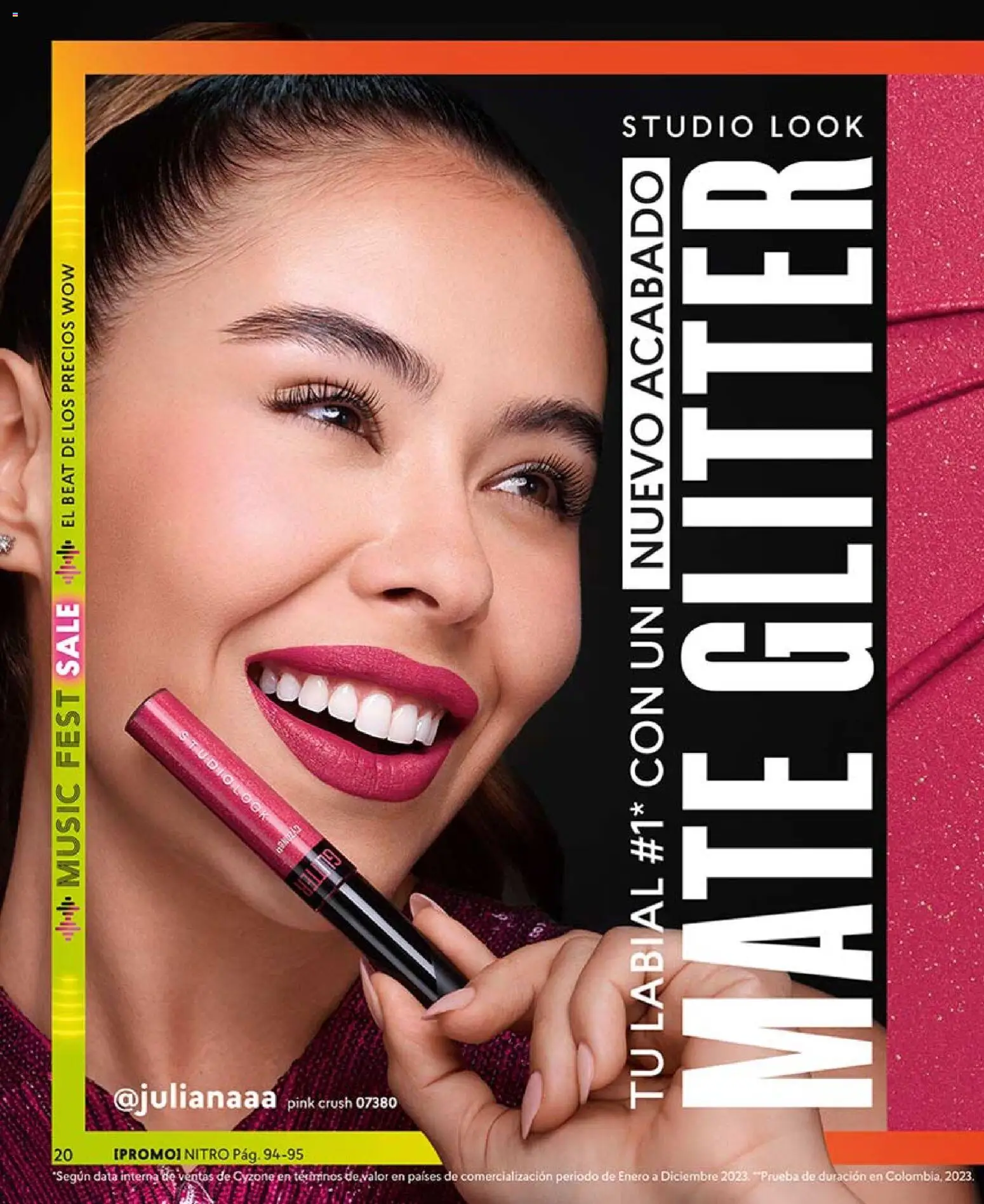 Catálogo CyZone Campaña 5 │ válido desde el 01.03.2026 | Página: 20 | Productos: Glitter, Mate, Labial