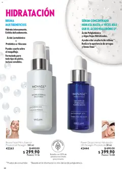 Vista previa de Oriflame - Campaña 14 2025, nuevo folleto de la tienda, válido en México a partir del 04.10.2025 | Página: 30 | Productos: Serum, Bruma, Botella, Sobre