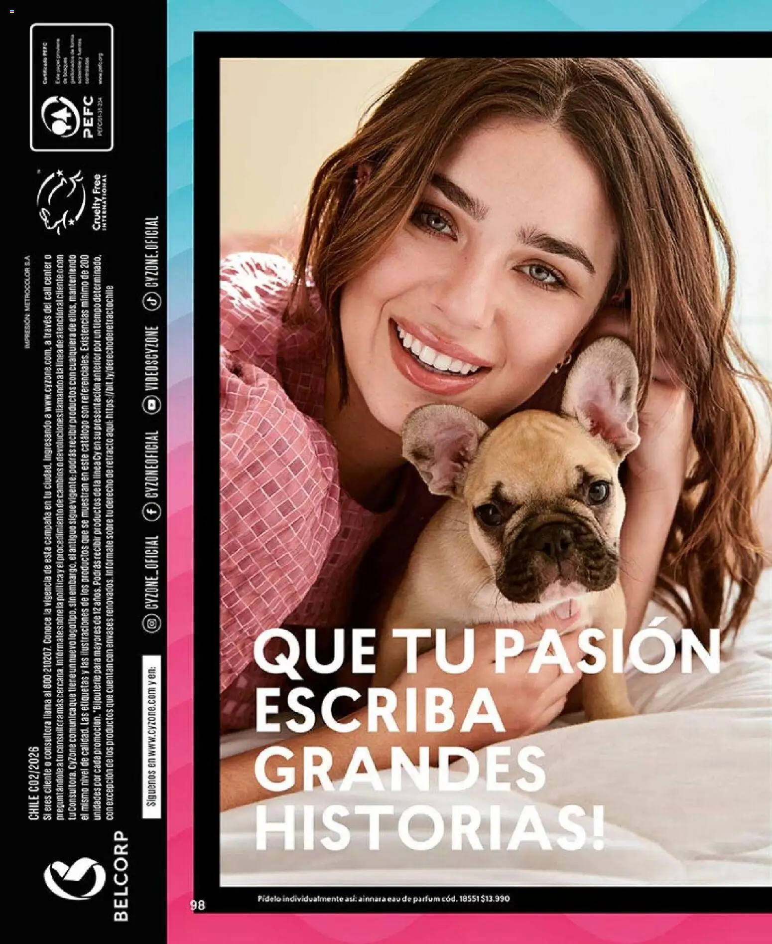 Catálogo CyZone Campaña 2 │ válido desde el 16.01.2026 | Página: 98 | Productos: Sobre, Campana