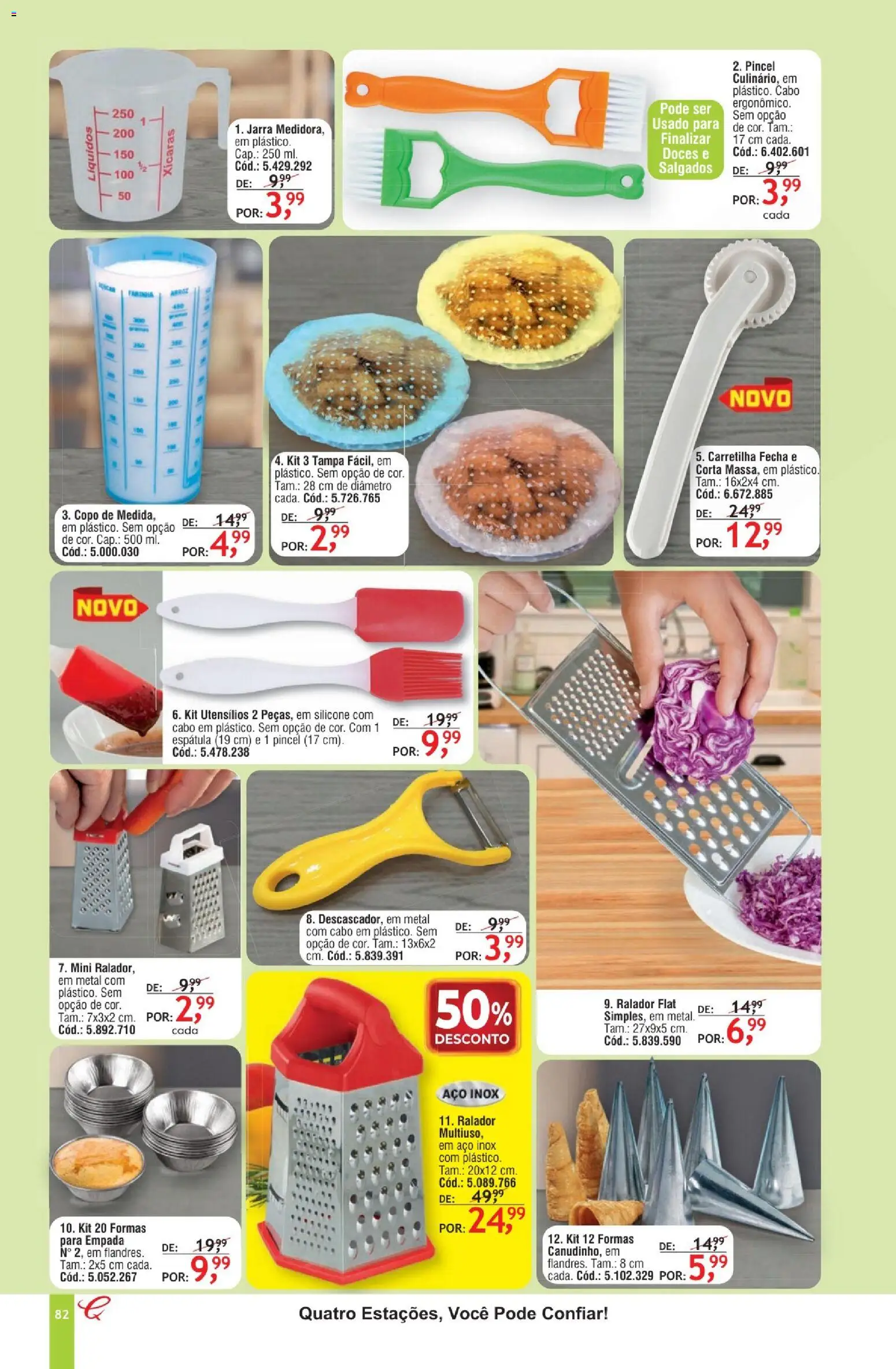Quatro Estações Folheto - válido de 01.02.2026 | Página: 78 | Produtos: Xícaras, Doces, Espátula, Cabo