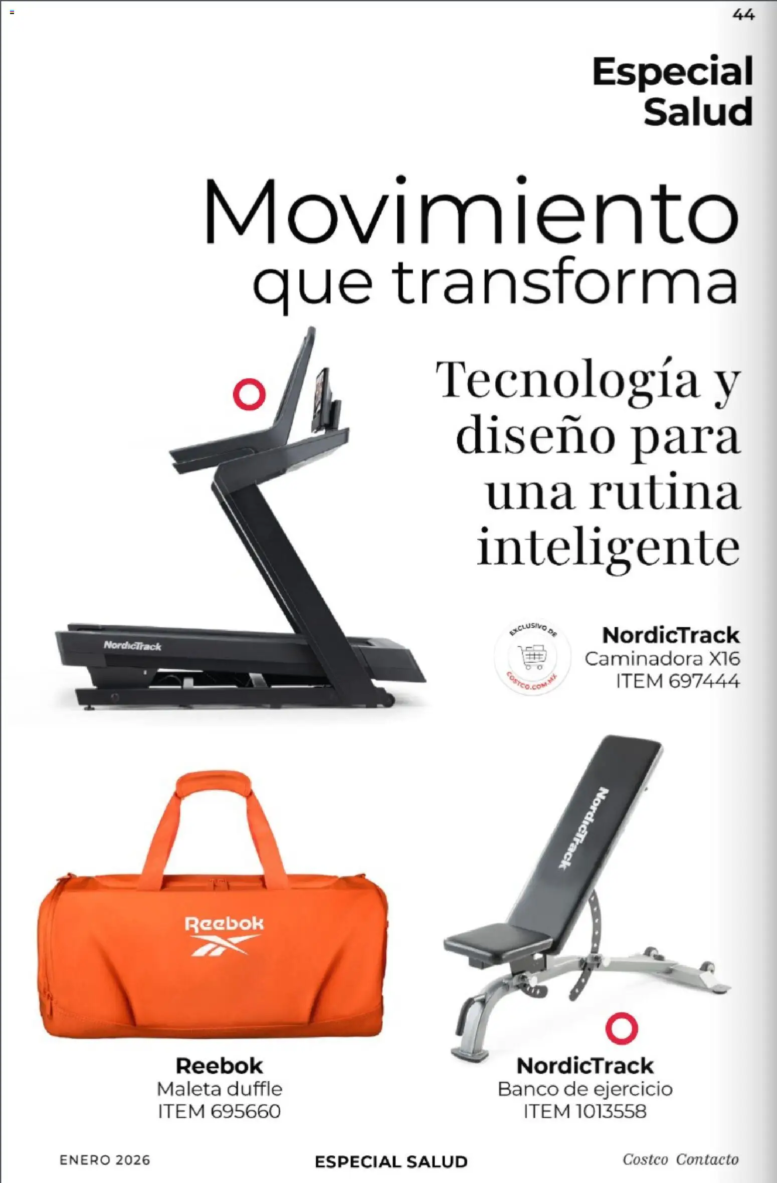 Nuevas ofertas de Costco válidas en toda la República Mexicana desde el 01.01.2026. ¡Encuentra las mejores ofertas en Costco - Revista Enero! | Página: 44 | Productos: Maleta, Banco