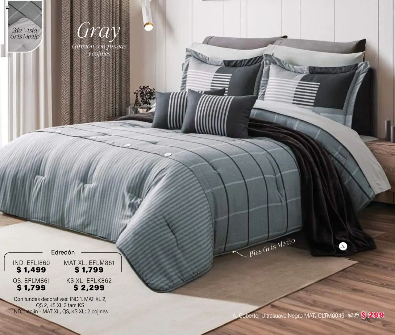 Nuevas ofertas de Colchas Concord válidas en toda la República Mexicana desde el 01.08.2025. ¡Encuentra las mejores ofertas en Colchas Concord - Catálogo! | Página: 164 | Productos: Cobertor