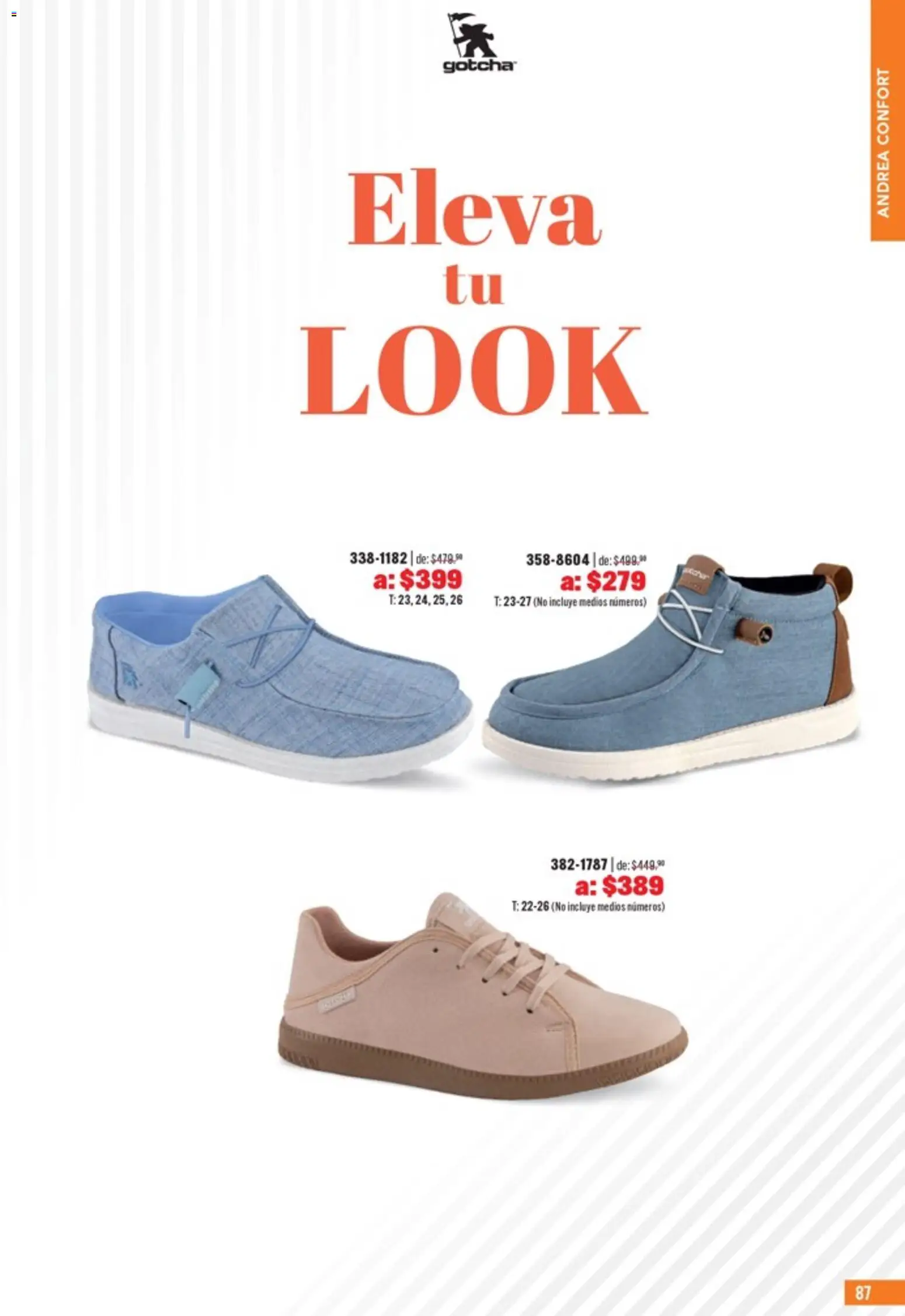 Nuevas ofertas de Andrea válidas en toda la República Mexicana desde el 05.04.2026. ¡Encuentra las mejores ofertas en Andrea catálogo Outlet! | Página: 87