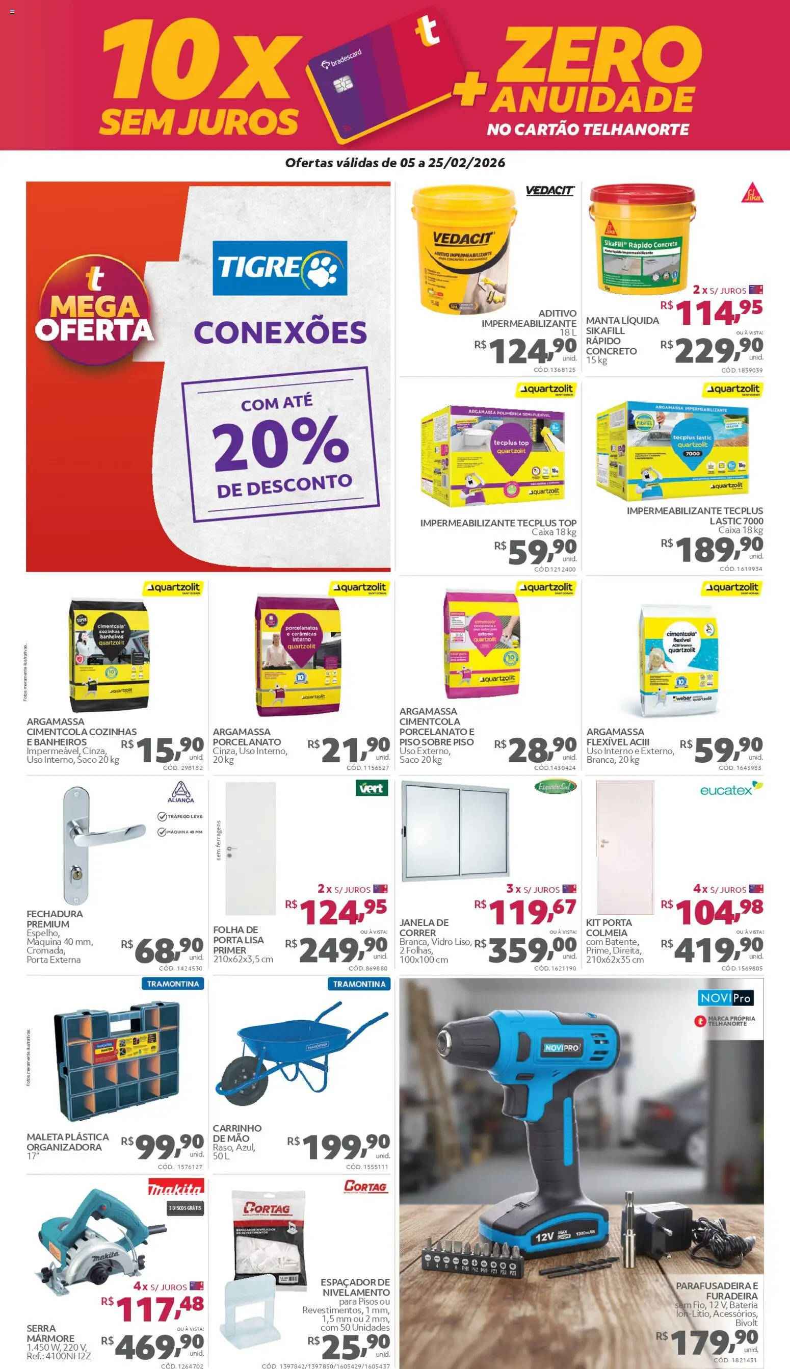 Telhanorte Folheto - válido de 05.02.2026 | Página: 5