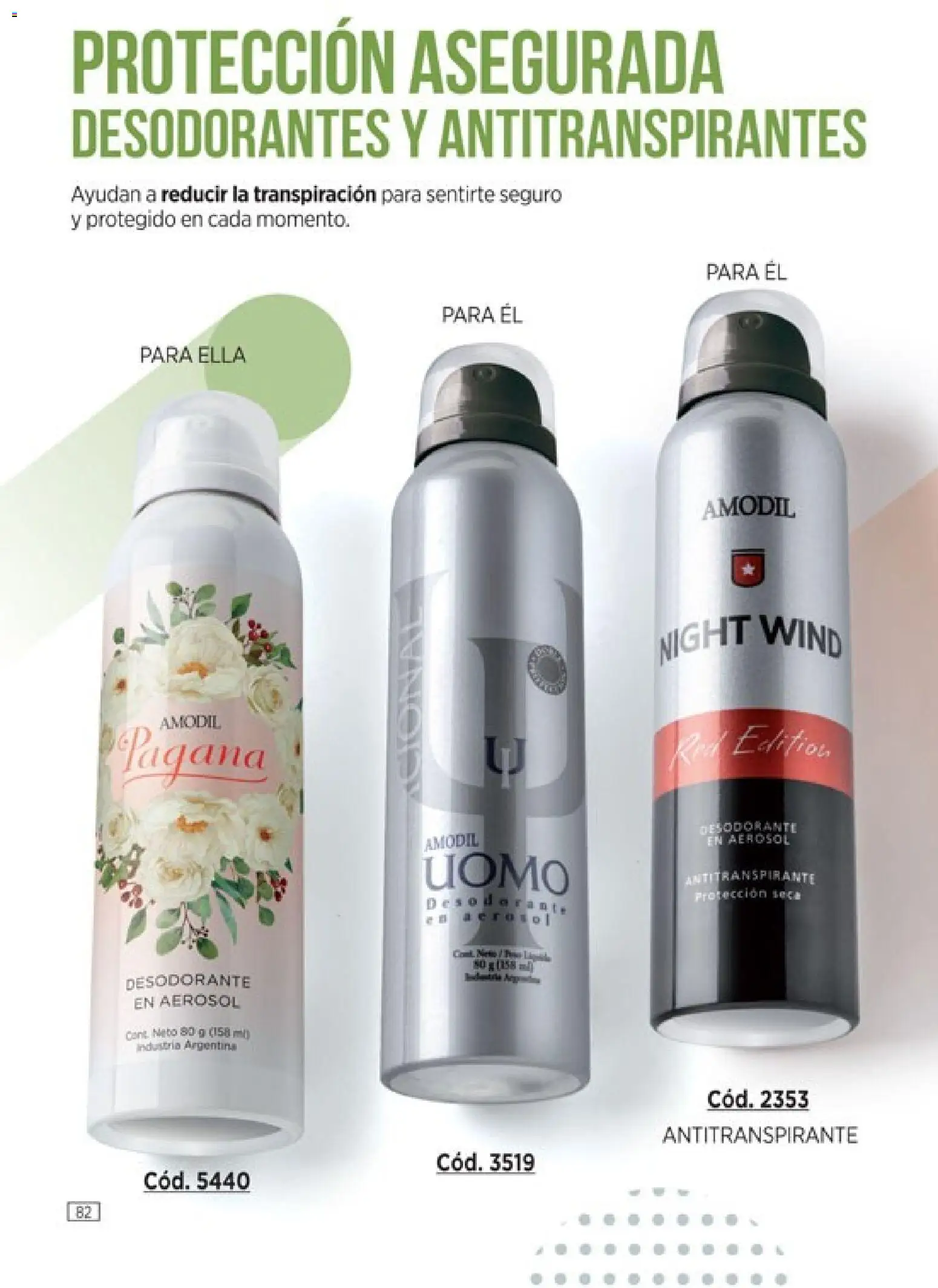 Catálogo Amodil Campaña 5 │ válido desde el 01.03.2026 | Página: 82 | Productos: Desodorante, Antitranspirante