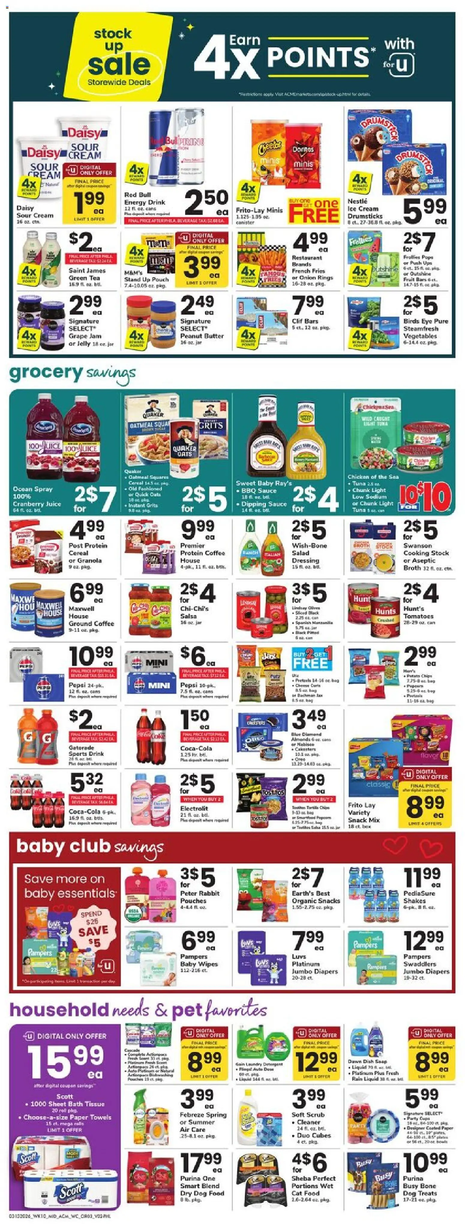 Acme Weekly Ad - valid from 13.03.2026 | Page: 3 | Products: Box, Tea, Detergent, UPS