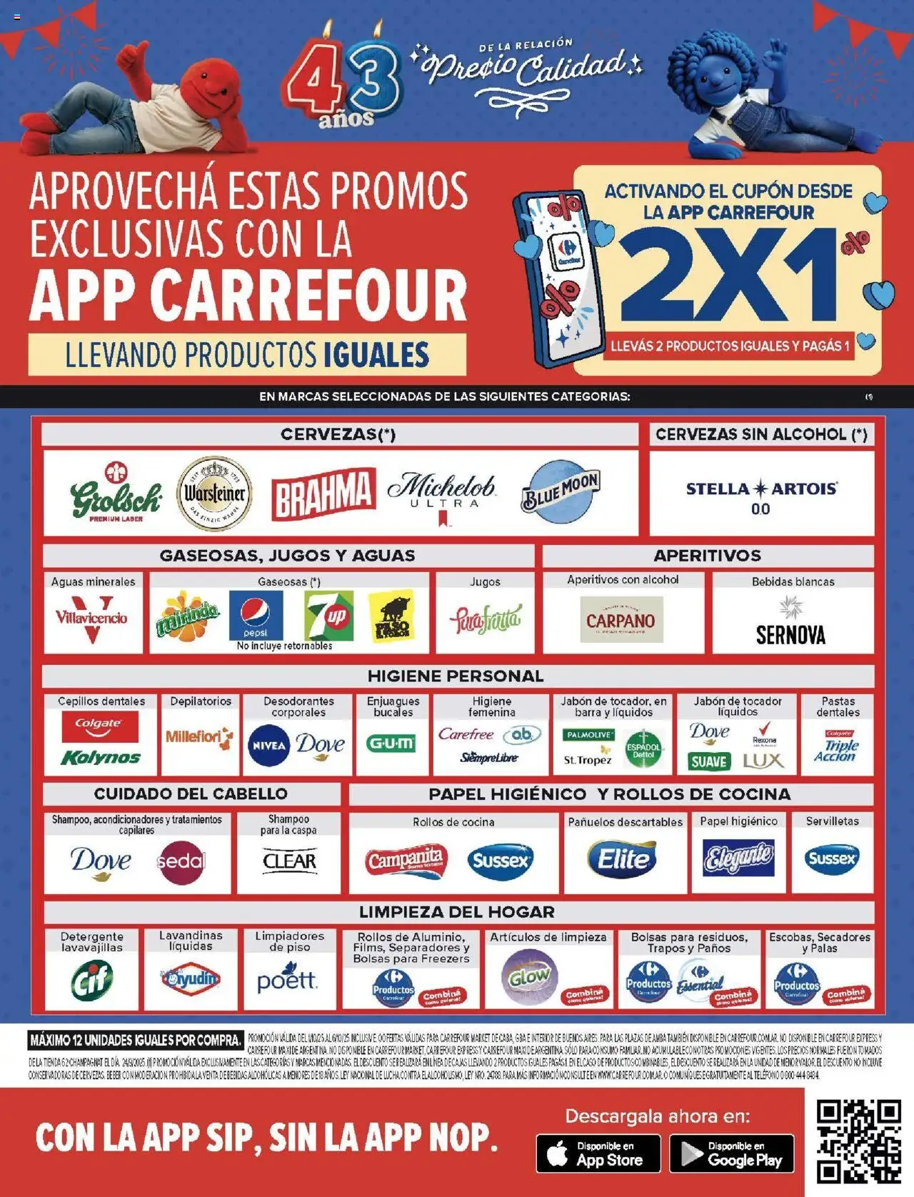 Carrefour ofertas │ válido desde el 01.10.2025 | Página: 38 | Productos: Teléfono, Papel higiénico, Servilletas, Detergente
