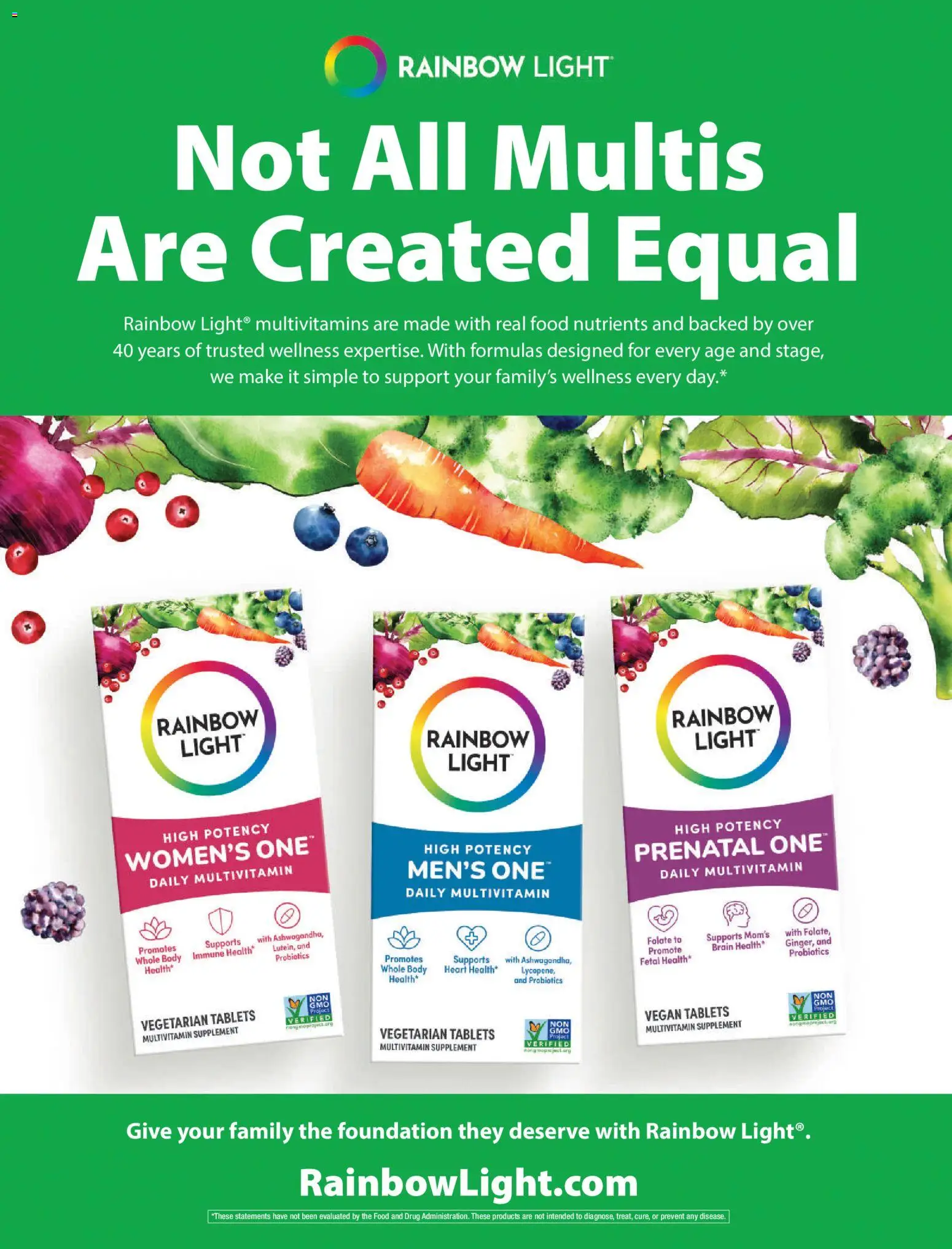 Fresh Thyme Magazine Holiday 2025 - valid from 15.11.2025 | Page: 44 | Products: Multivitamin, Probiotics, Foundation