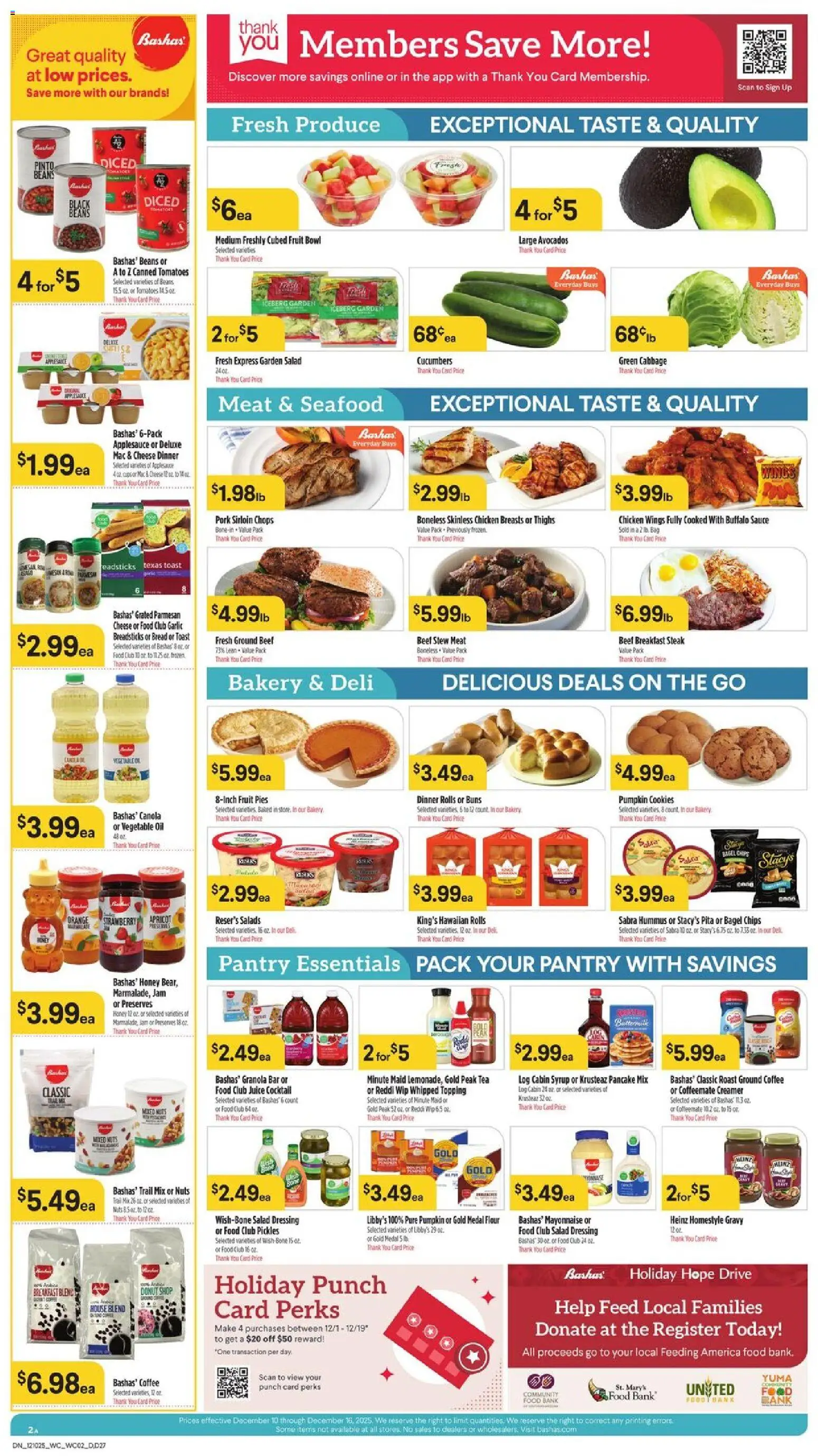 Basha's Dine - valid from 10.12.2025 | Page: 2 | Products: Cookies, Mayonnaise, Seafood, Bag