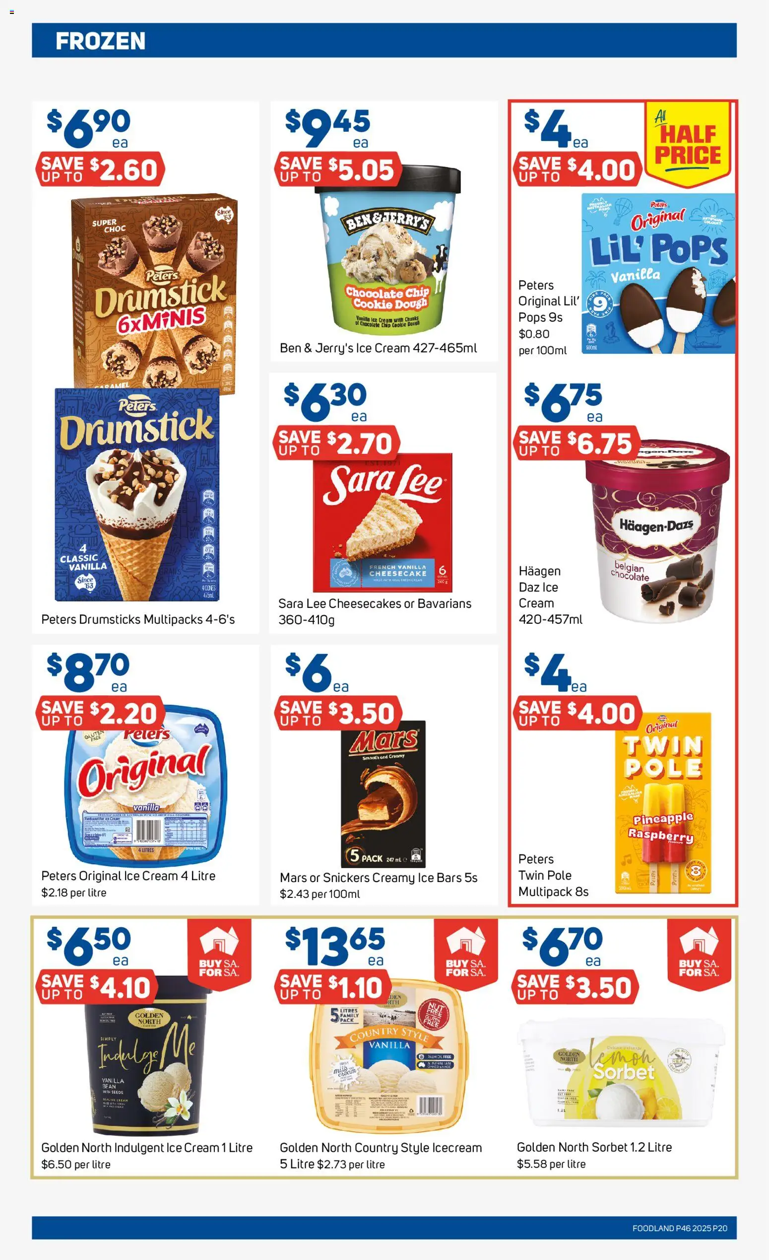 Foodland catalogue - valid from 12.11.2025 | Page: 20 | Products: Dairy, Chocolate, Ice cream, Raspberry