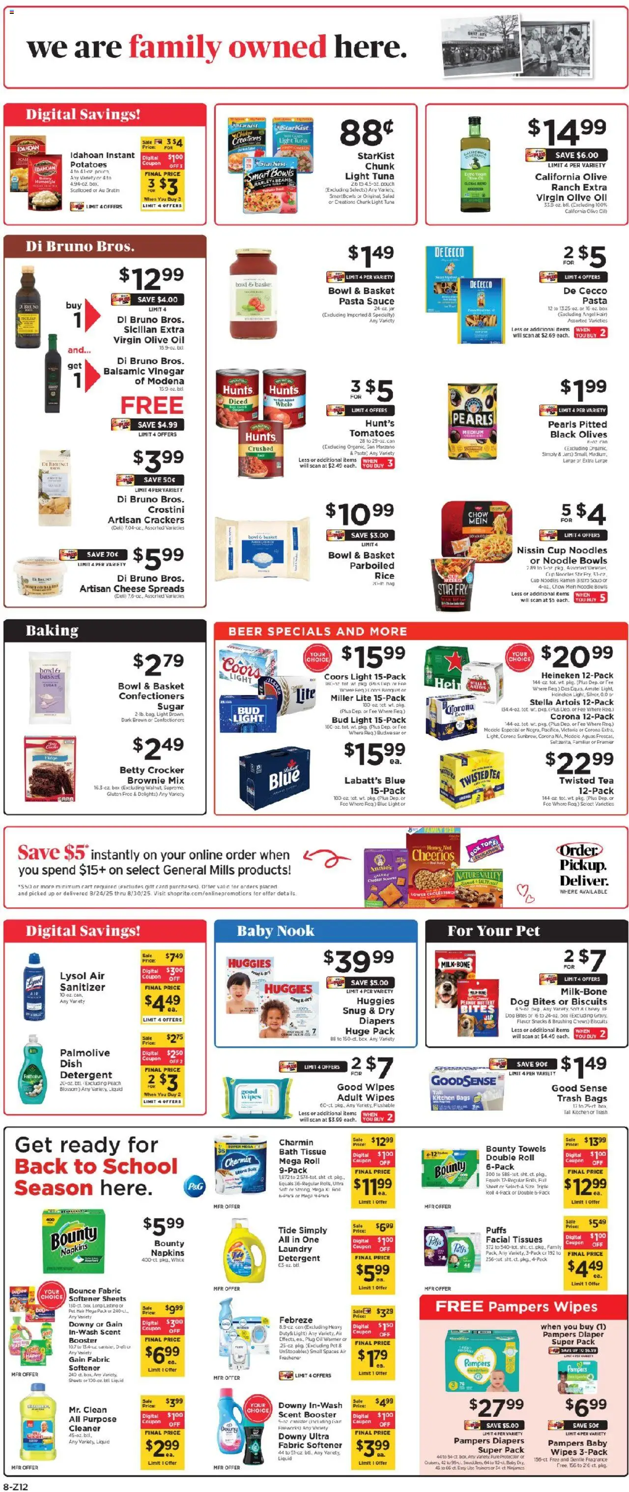 ShopRite Weekly Ad 2 - valid from 24.08.2025 | Page: 9 | Products: Box, Bath, Tomatoes, Rice