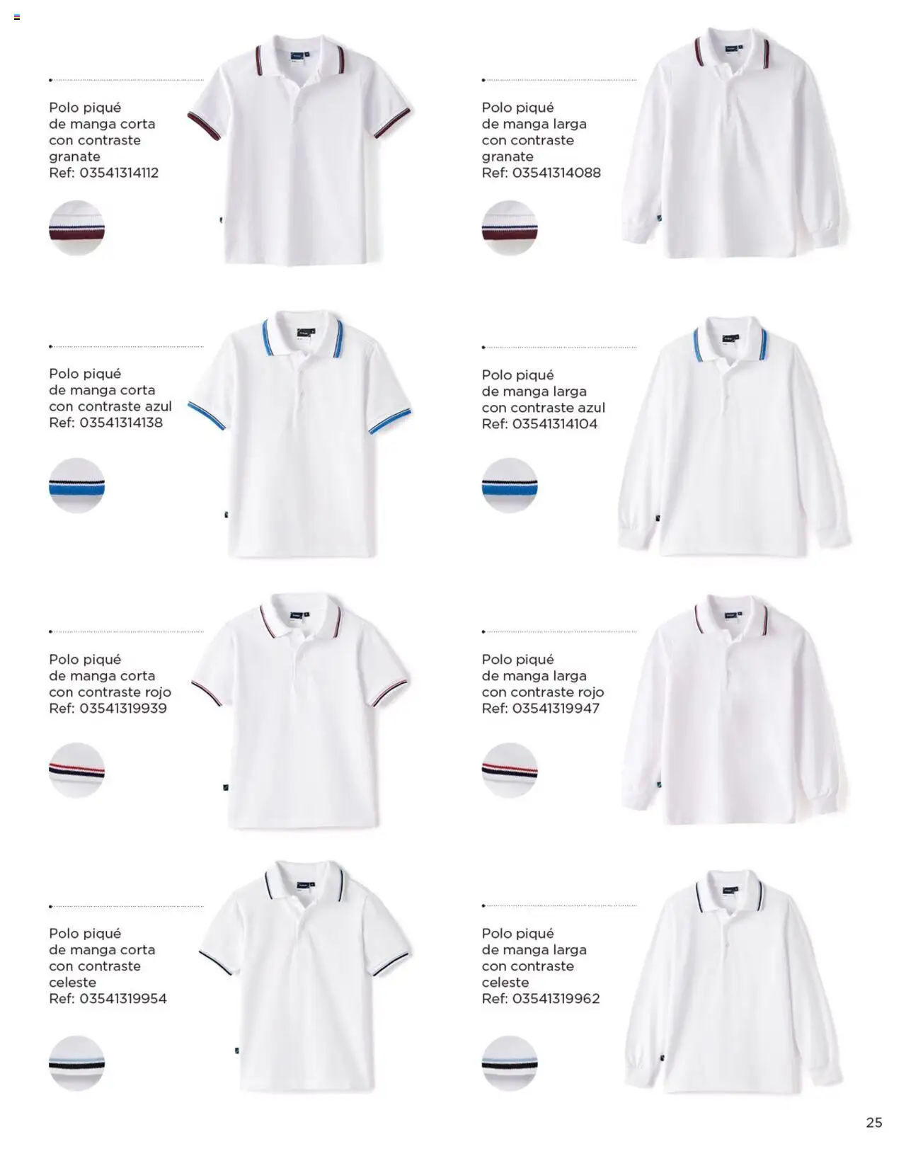 Nuevas ofertas de El Corte Inglés válidas en toda la República Mexicana desde el 04.04.2025. ¡Encuentra las mejores ofertas en El Corte Inglés catálogo Colección Uniformes 2024! | Página: 25 | Productos: Manga