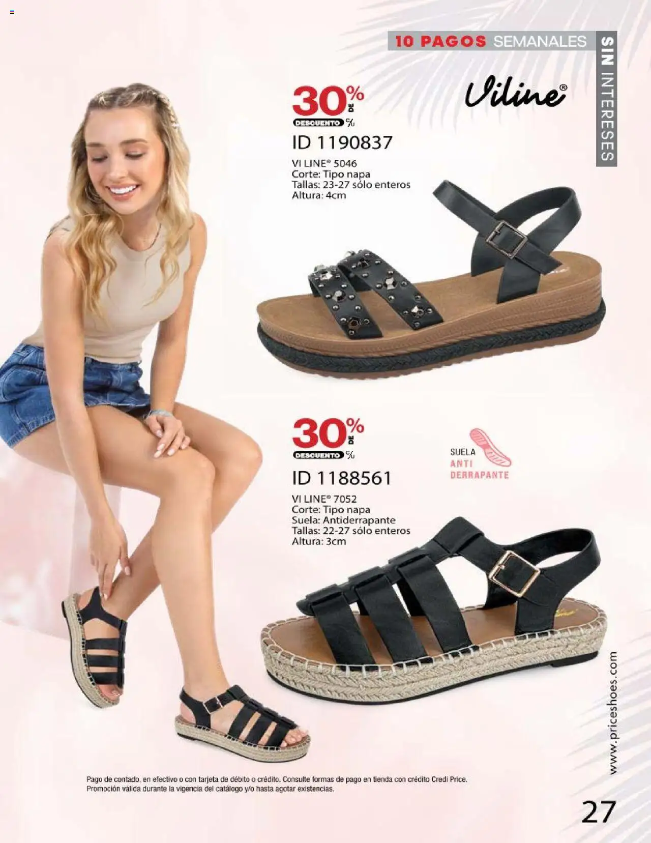Nuevas ofertas de Price Shoes válidas en toda la República Mexicana desde el 28.04.2025. ¡Encuentra las mejores ofertas en Price Shoes catálogo Calzado PV 2025! | Página: 27