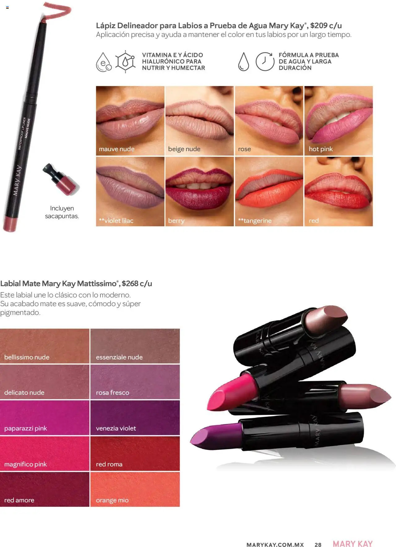 Nuevas ofertas de Mary Kay válidas en toda la República Mexicana desde el 01.07.2025. ¡Encuentra las mejores ofertas en Mary Kay catálogo! | Página: 28 | Productos: Agua, Mate, Delineador