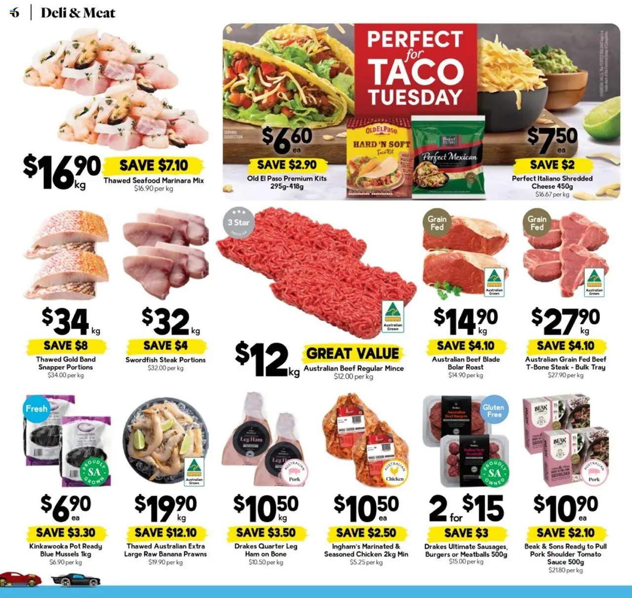 Drakes catalogue - valid from 22.10.2025 | Page: 6 | Products: Kits, Meat, Prawns, Sauce