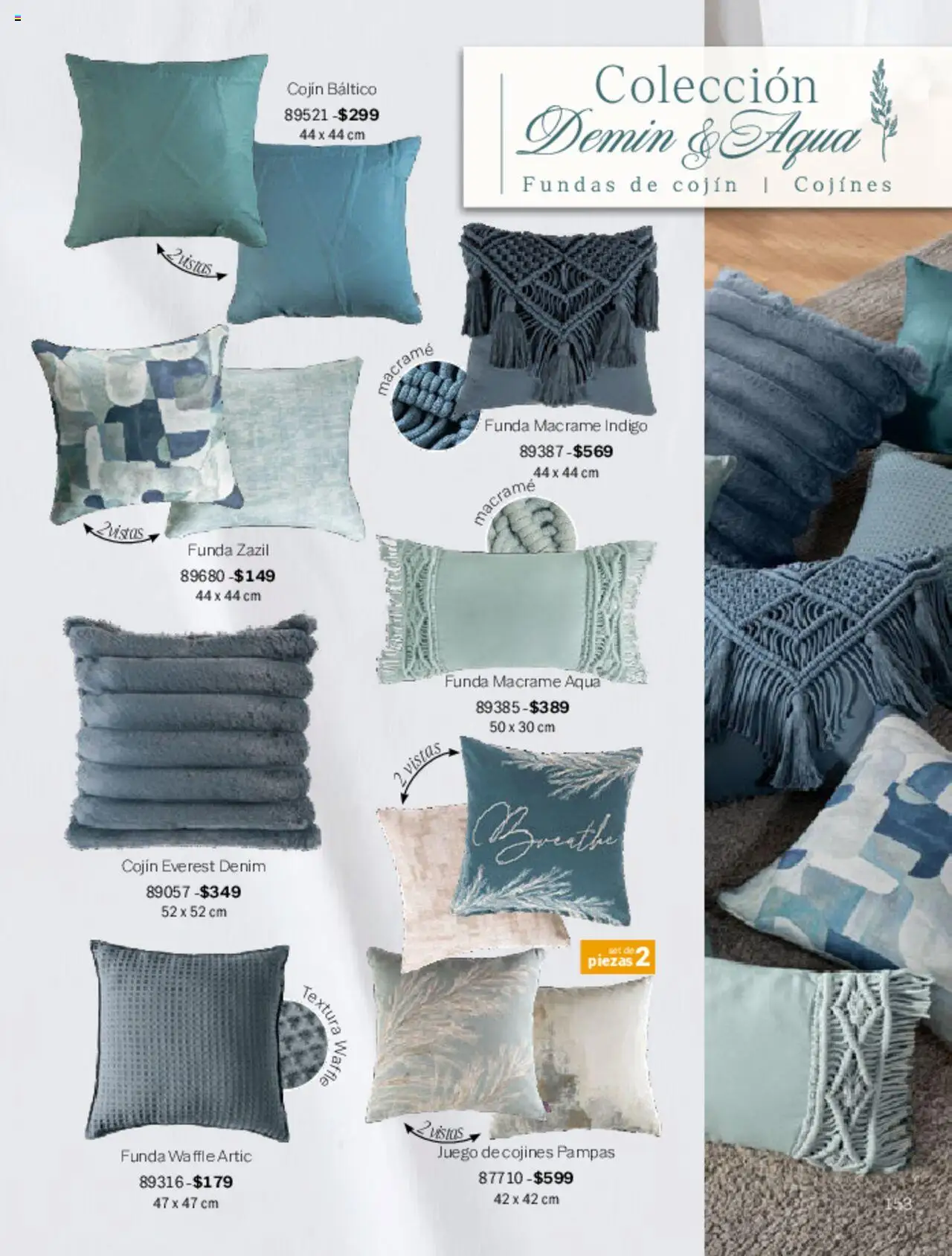 Nuevas ofertas de Vianney válidas en toda la República Mexicana desde el 07.03.2025. ¡Encuentra las mejores ofertas en Vianney catálogo Primavera! | Página: 155 | Productos: Juego, Funda