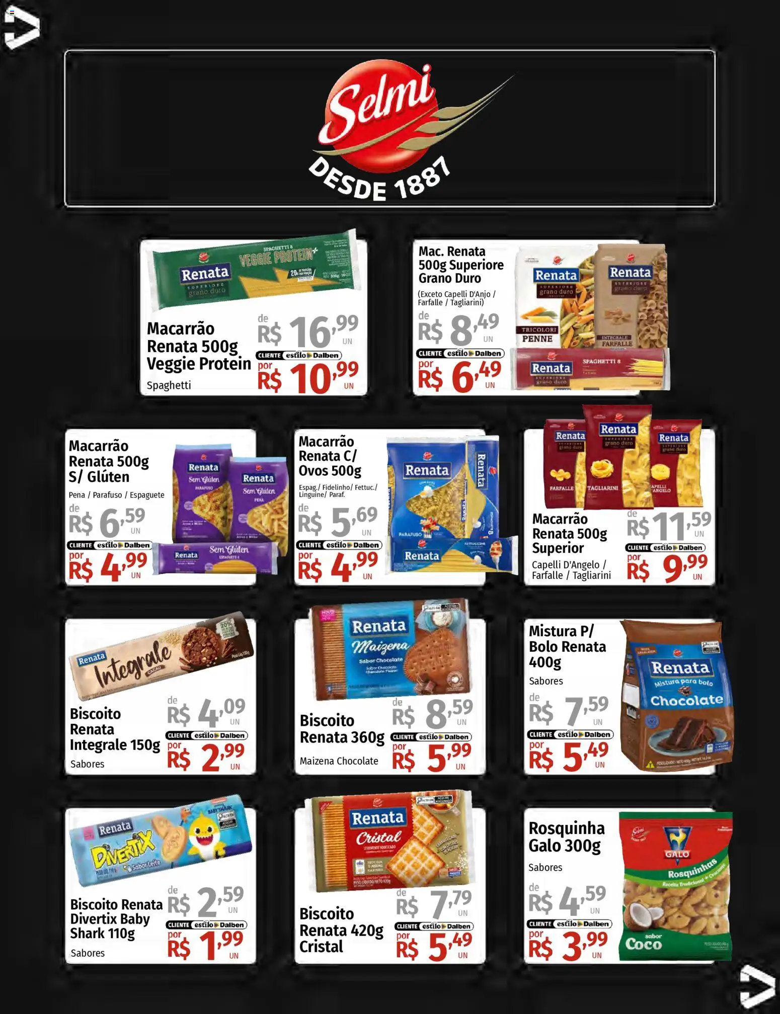 Supermercado Dalben Folheto - válido de 13.11.2025 | Página: 8 | Produtos: Biscoito, Ovos, Bolo, Rosquinha