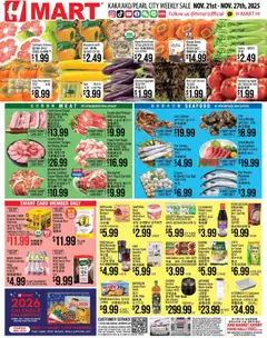 Preview of Hmart weekly ads valid from 21.11.2025