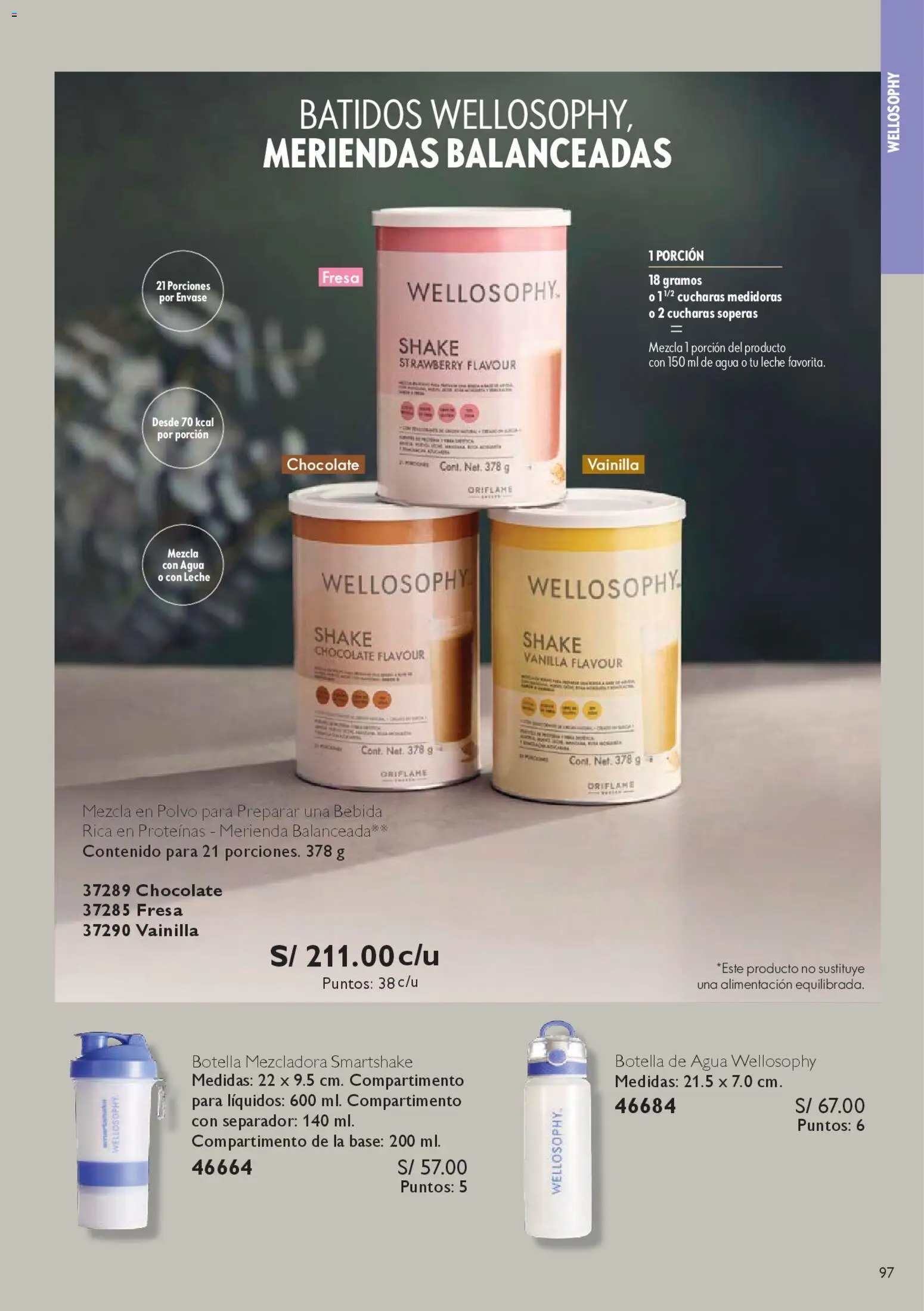 Catálogo Oriflame válido desde 25.10.2025 | Página: 97 | Productos: Leche, Chocolate, Polvo
