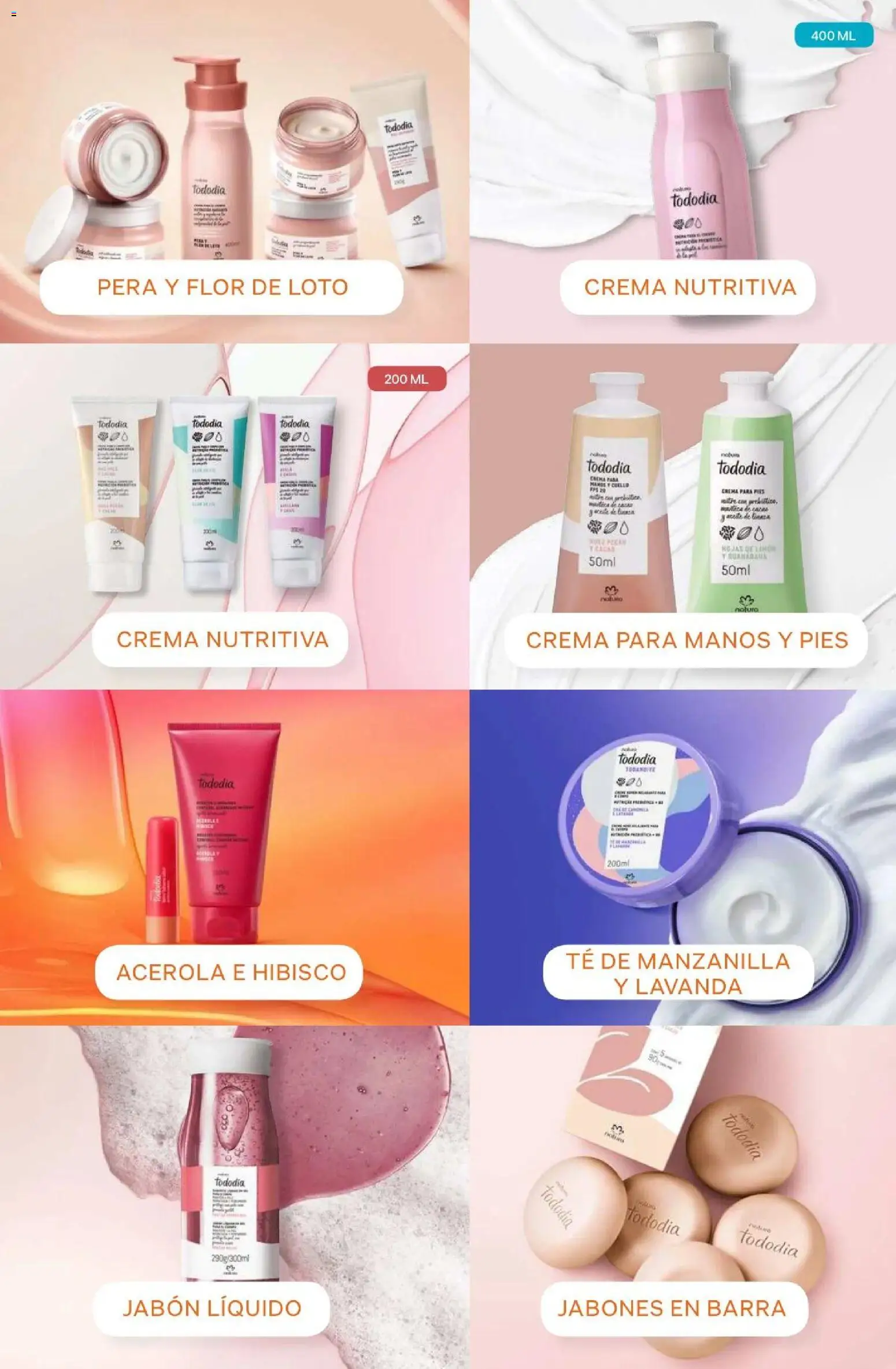 Natura Catálogo Ciclo 4/2026 │ válido desde el 01.04.2026 | Página: 190 | Productos: Pera, Jabón líquido, Jabón, Crema