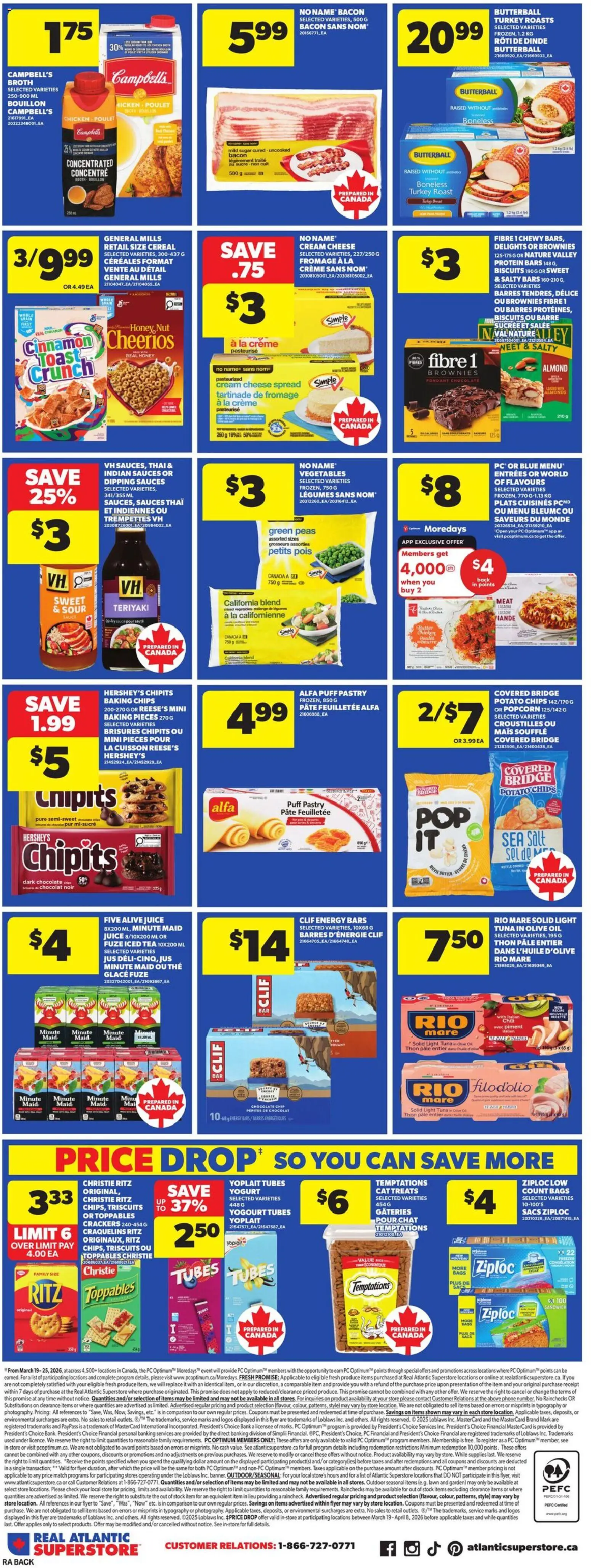 Atlantic Superstore flyer valid from 19.03.2026 | Page: 4 | Products: Chips, Cream, Kettle, Cheese