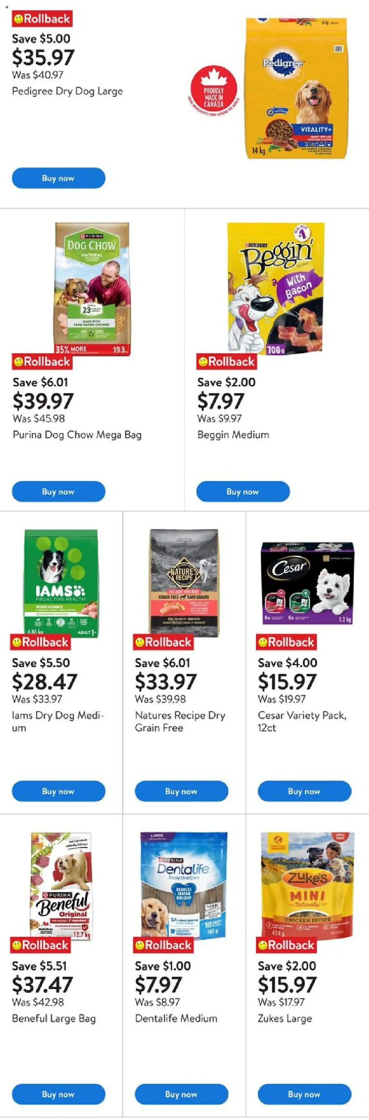 Walmart flyer valid from 07.08.2025 | Page: 5 | Products: Bag, Chicken