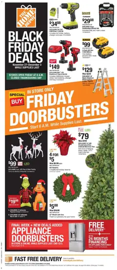 Preview of Home Depot weekly ads valid from 27.11.2025