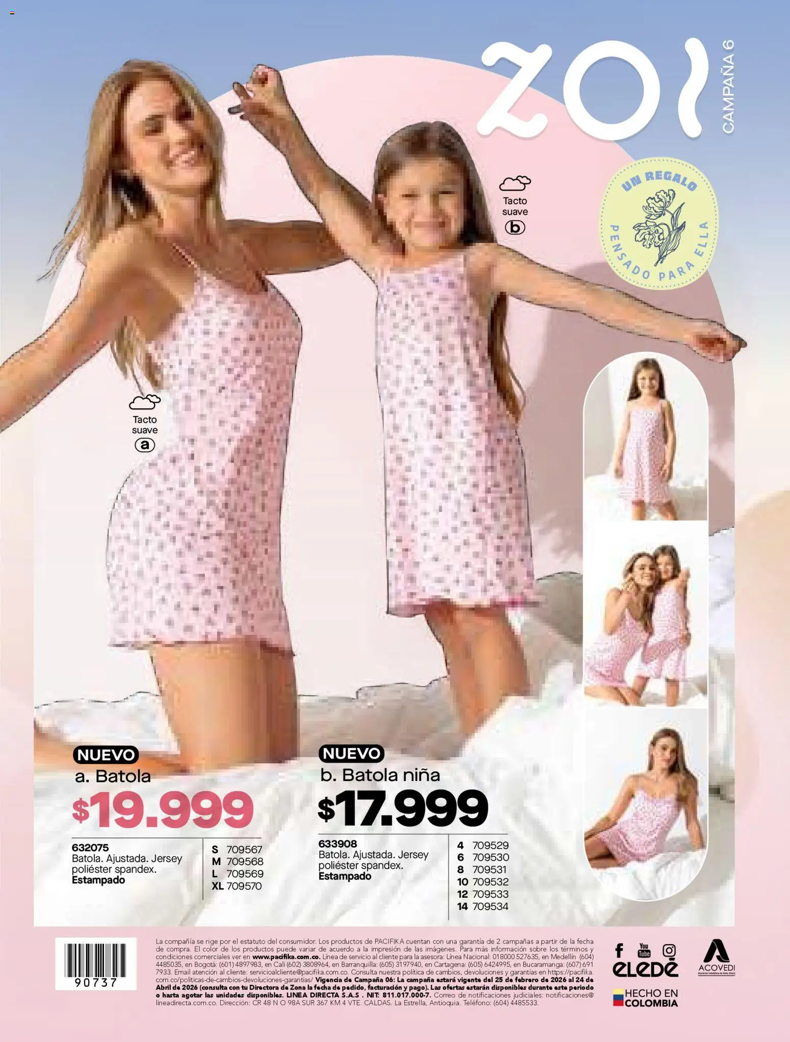 Pacifika revista - valida desde el 24.02.2026 | Página: 210 | Productos: Teléfono, Sobre