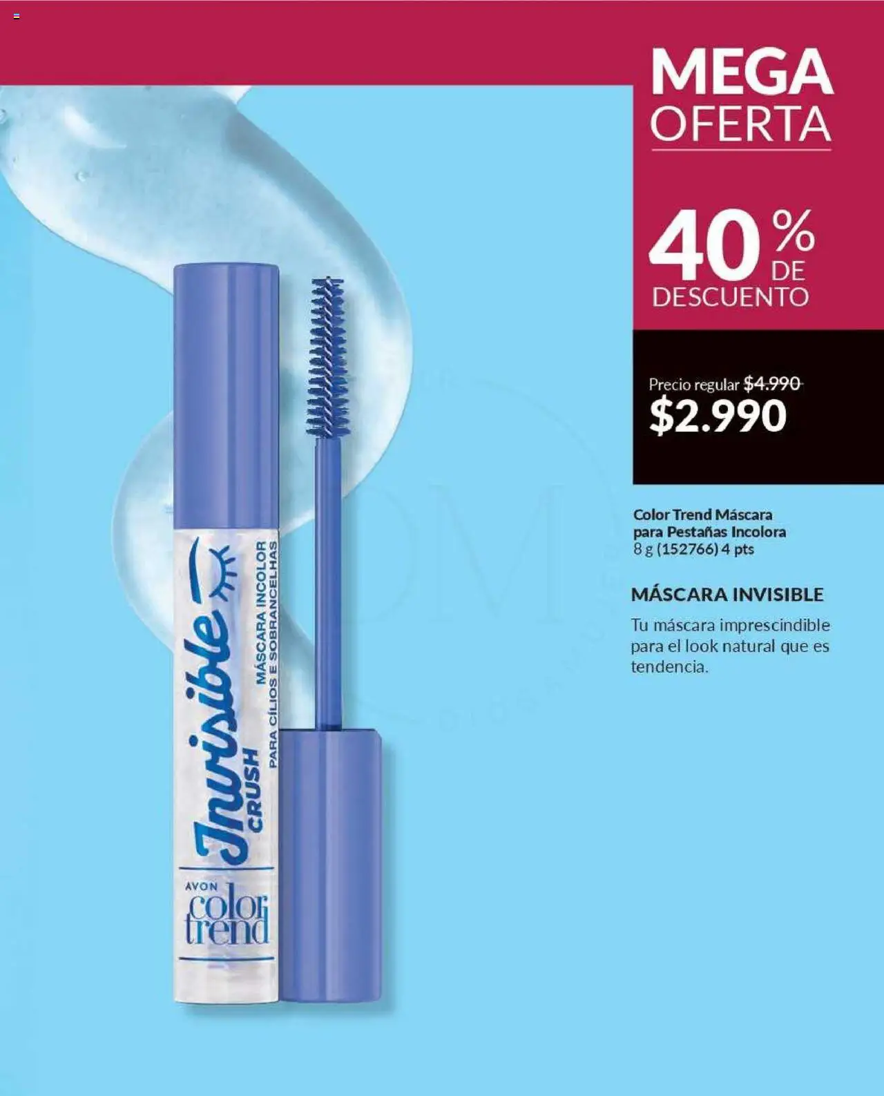 Catálogo Avon Campaña 12 │ válido desde el 08.07.2025 | Página: 34 | Productos: Máscara