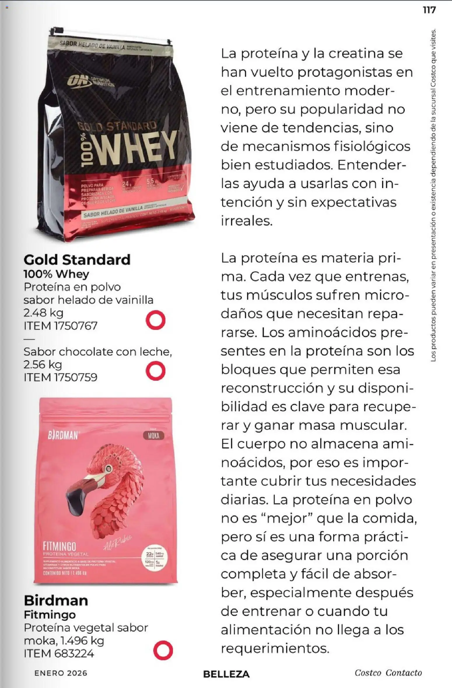 Nuevas ofertas de Costco válidas en toda la República Mexicana desde el 01.01.2026. ¡Encuentra las mejores ofertas en Costco - Revista Enero! | Página: 117 | Productos: Chocolate, Helado, Polvo