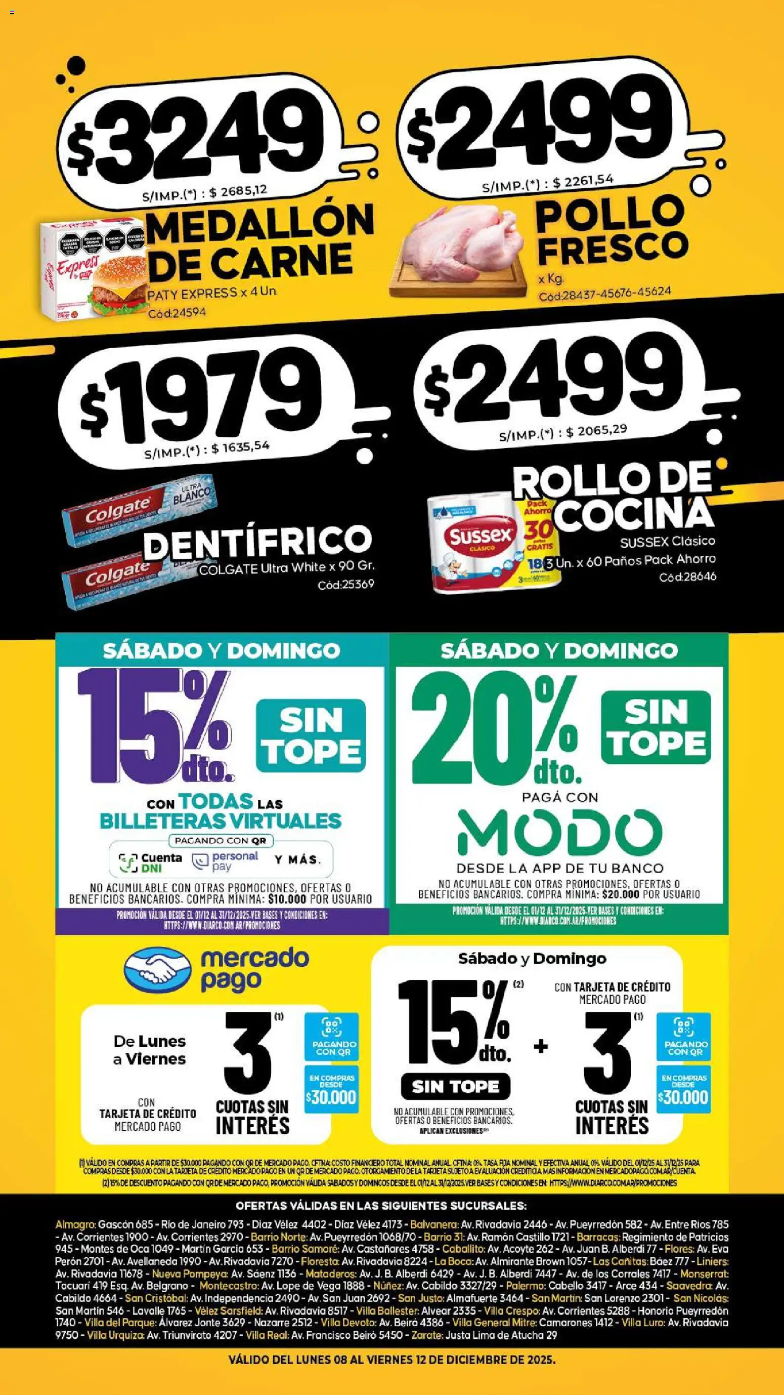 Diarco - Especial Locura De Precios │ válido desde el 08.12.2025 | Página: 2