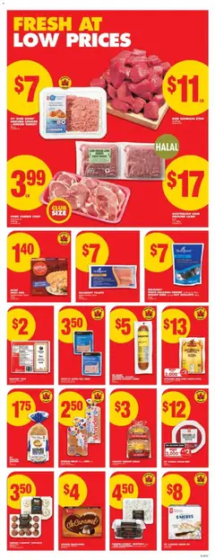 Preview of SEAQUEST WHITE COLOSSAL SHRIMP / SHRIMP RING / BAY SCALLOPS, White colossal shrimp 16/20, shrimp ring, bay scallops from shop No Frills valid from 04.12.2025 | Page: 4 | Products: Beef, Bread, Chicken, Pork